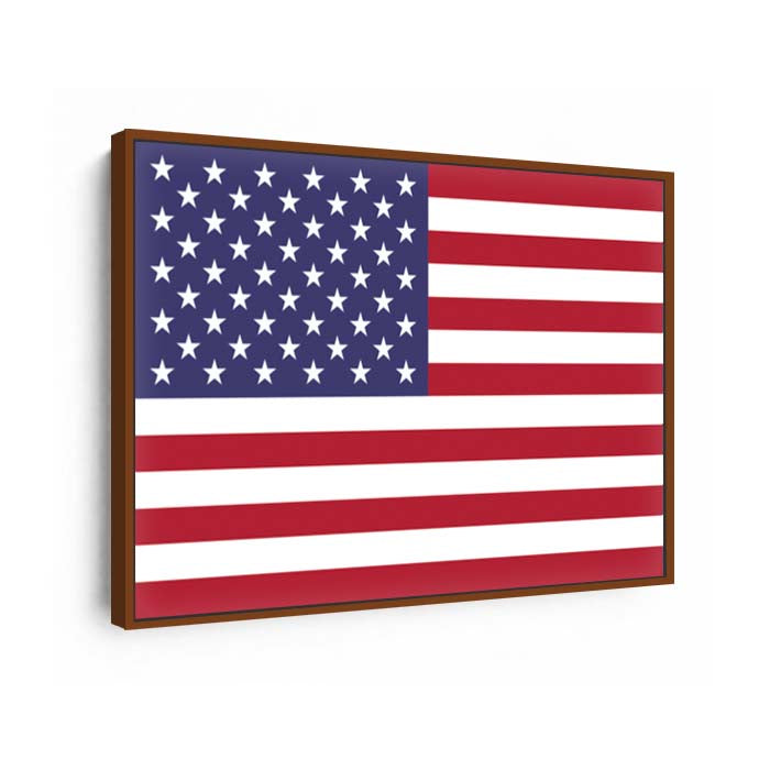 American Flag Canvas Wall Art Print