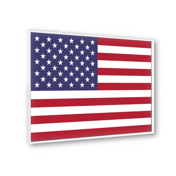 American Flag Canvas Wall Art Print