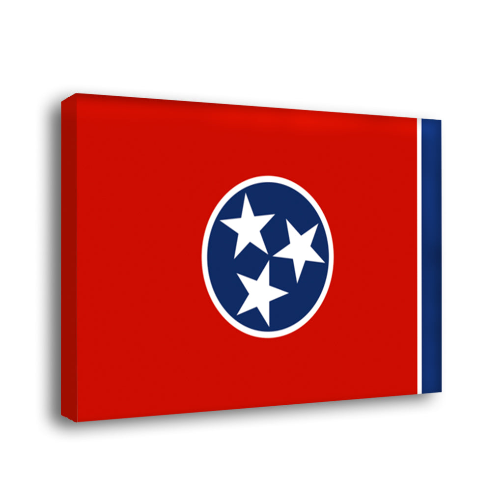 Tennessee Flag Canvas Wall Art Print