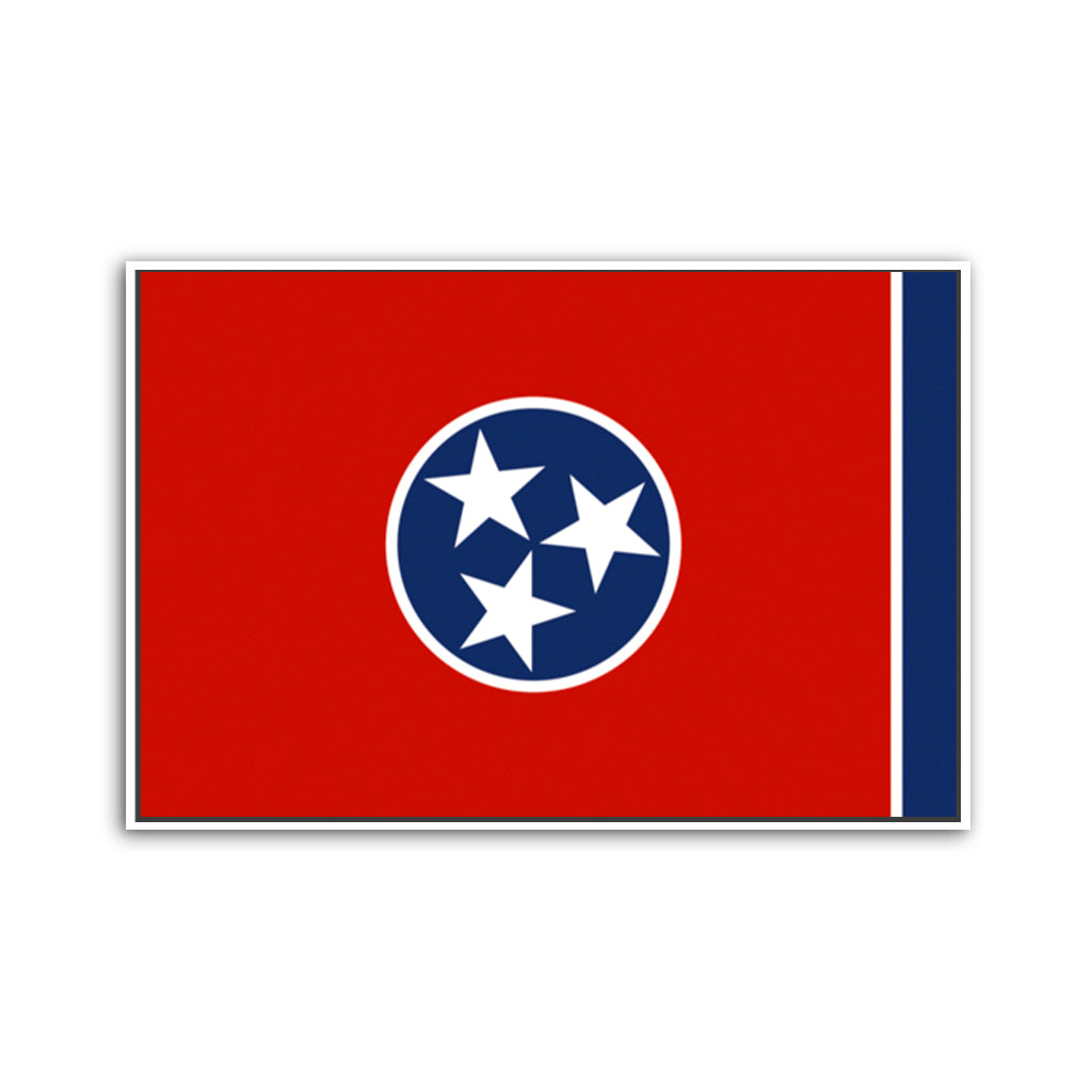 Tennessee Flag Canvas Wall Art Print