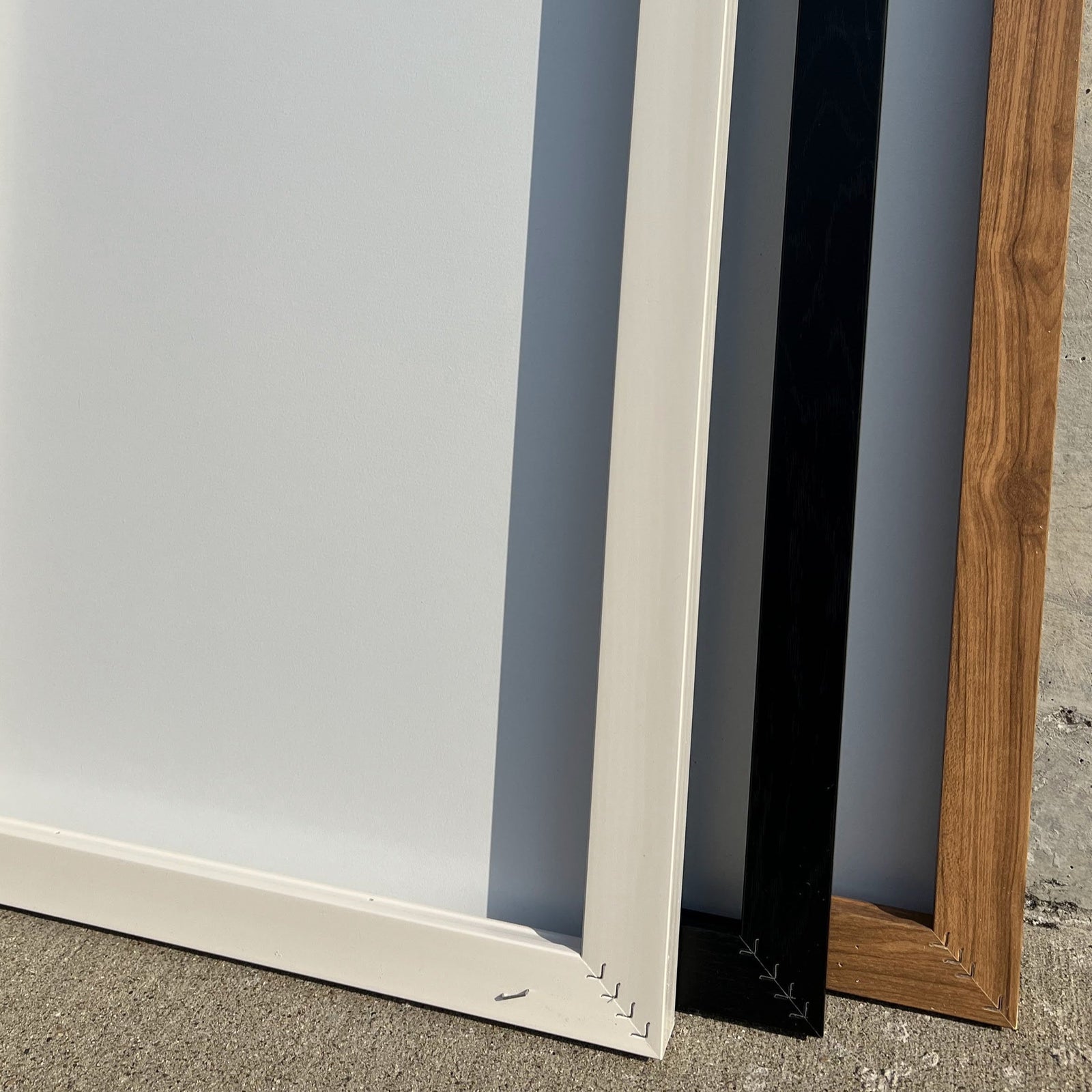 Black & White Chicago Flag Canvas Wall Art Print