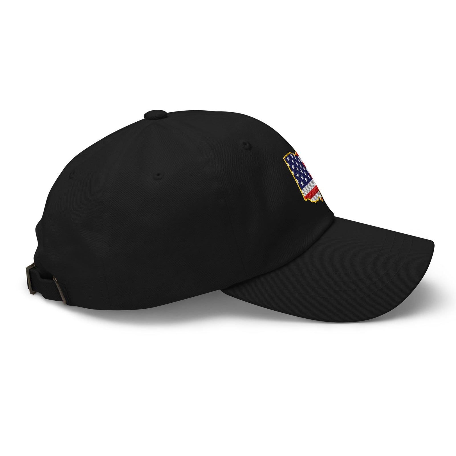 Ohio American Flag Dad Hat (Black)