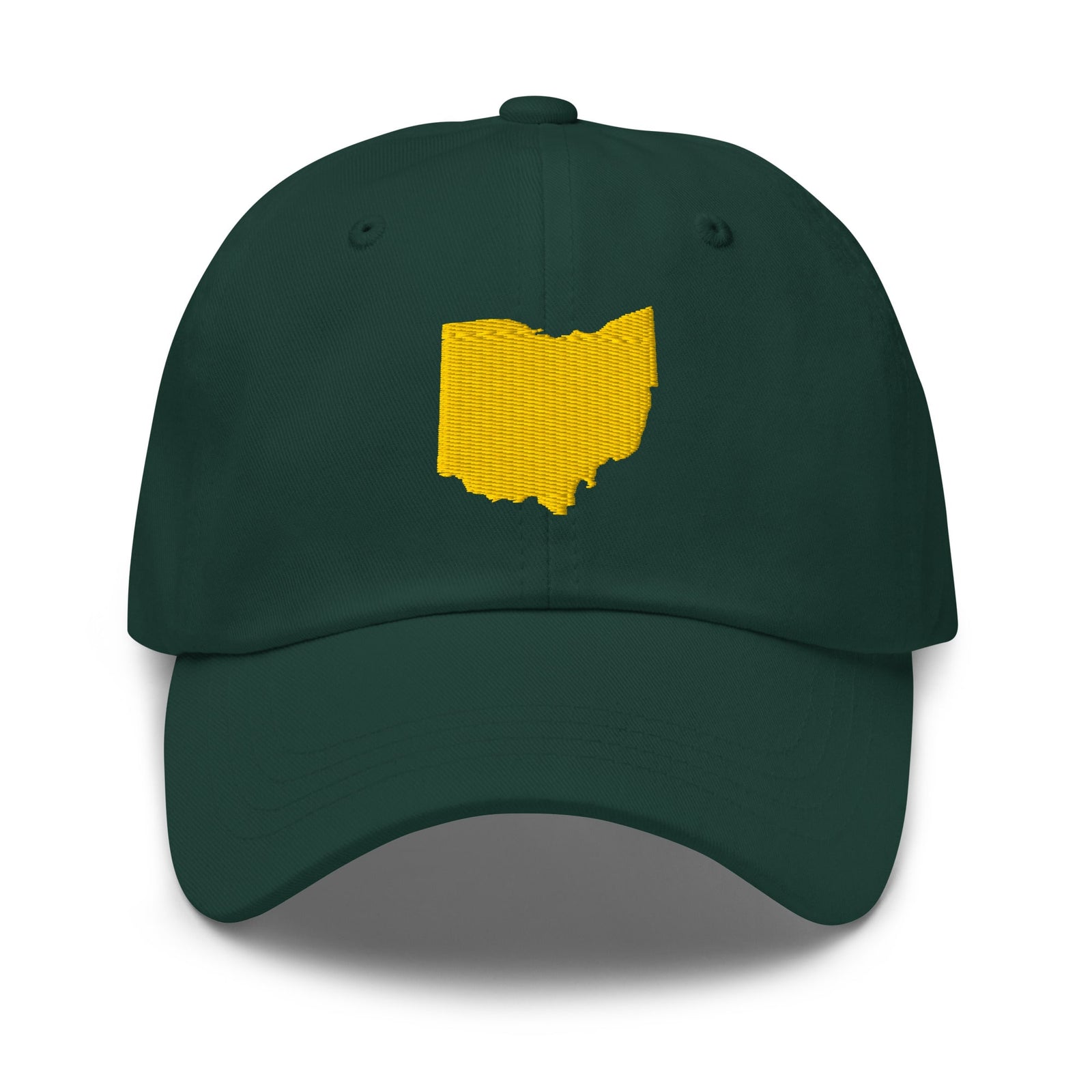 Yellow Ohio Dad Hat (Green)