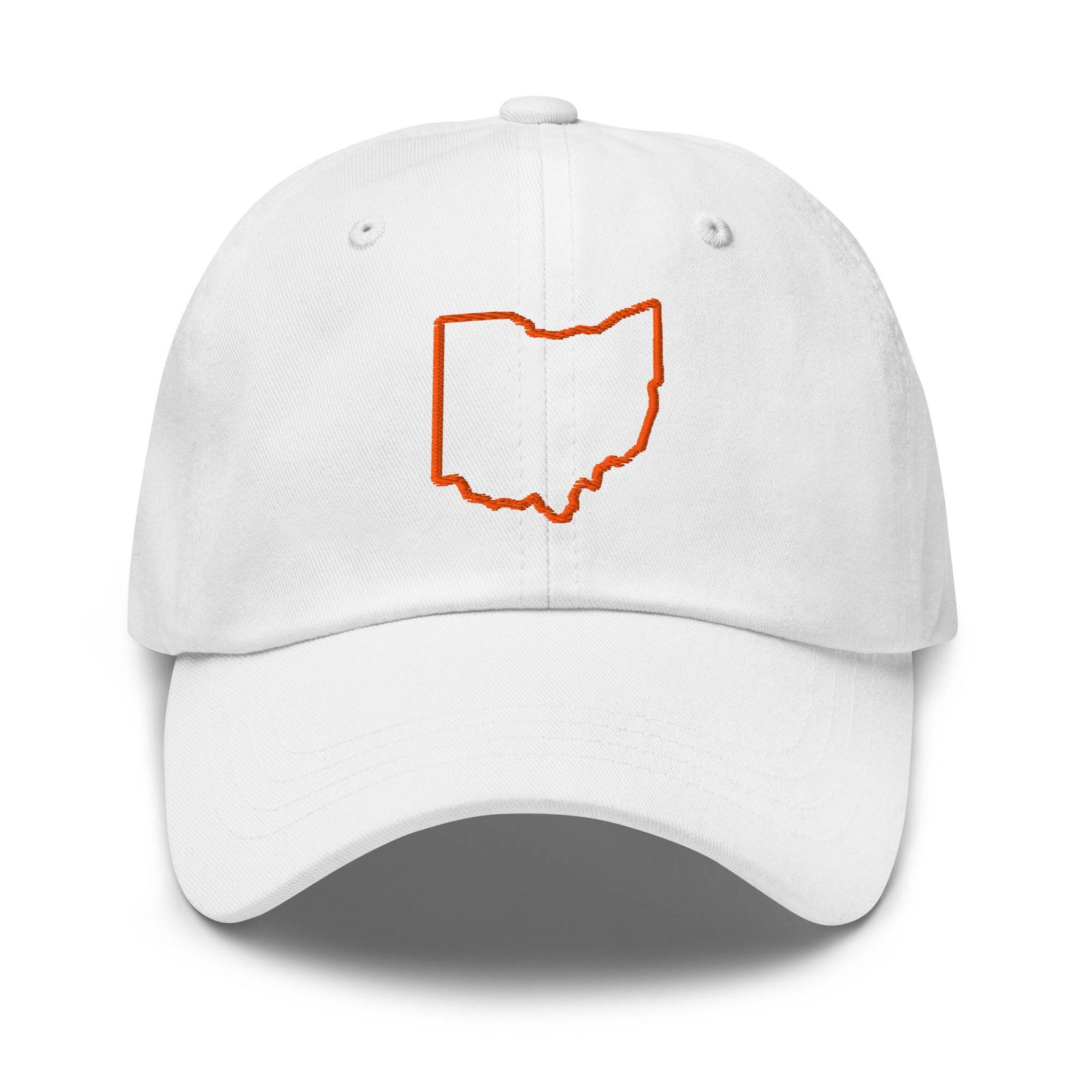 Orange Ohio Outline Dad Hat