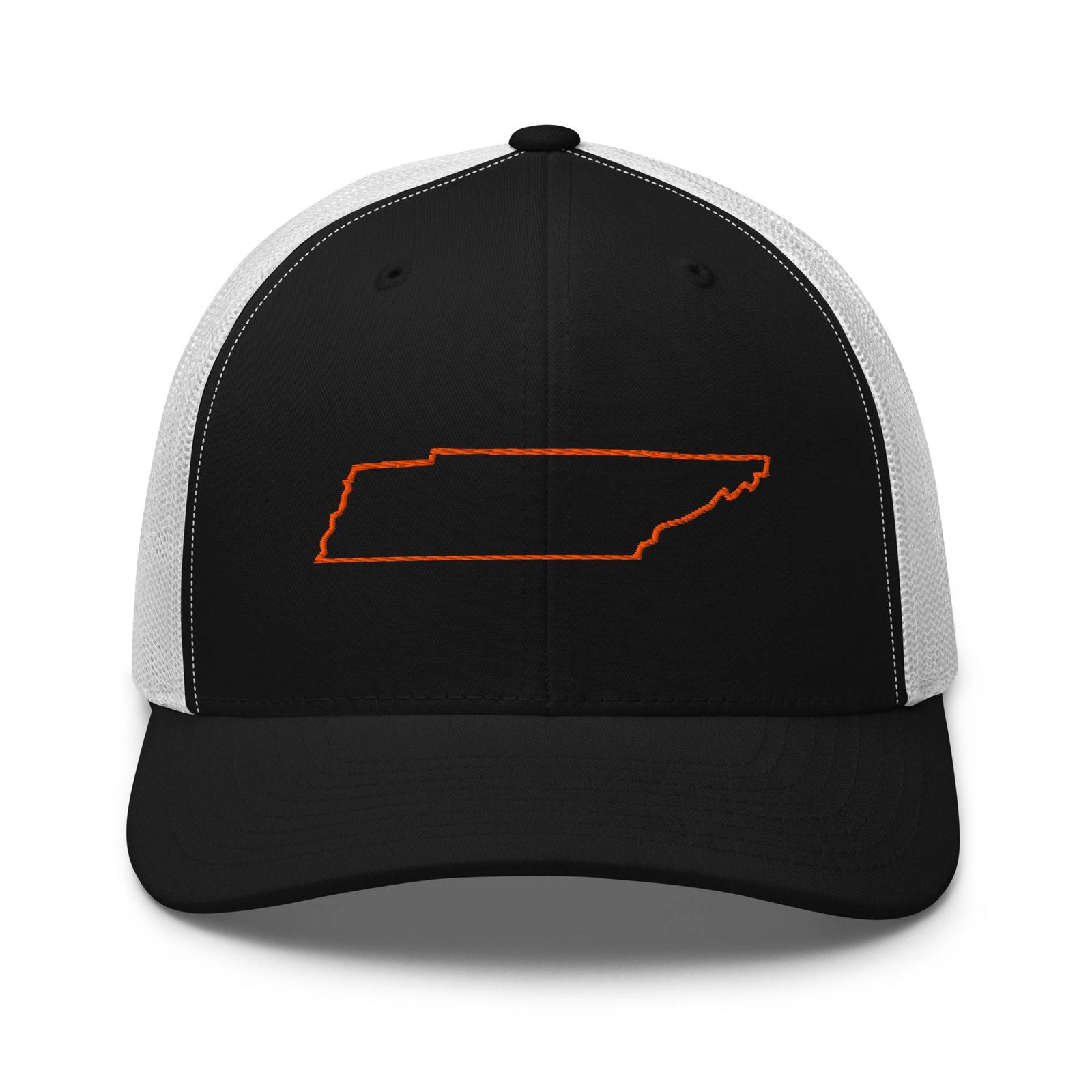 Orange Tennessee Outline Trucker Hat