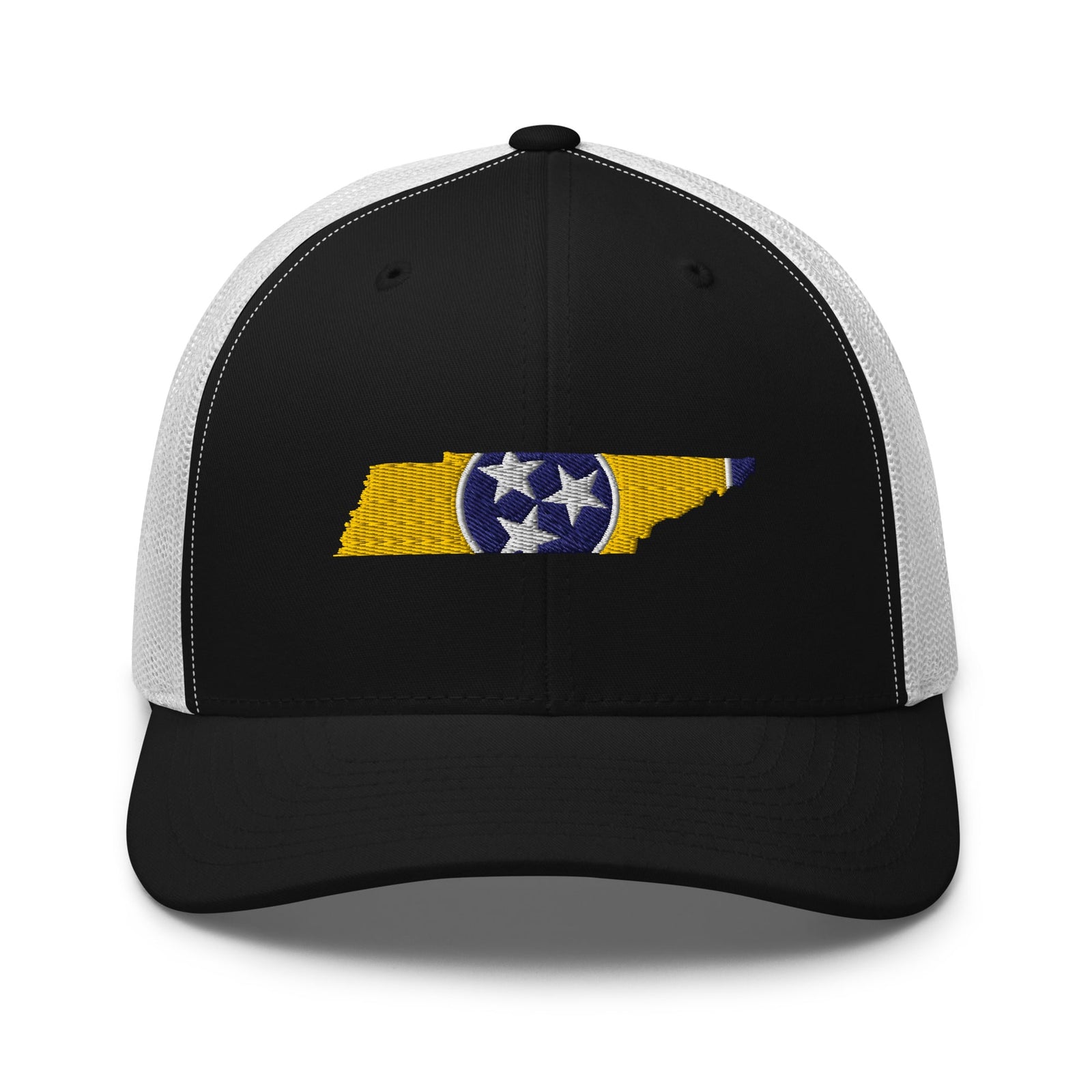 Tennessee Flag Gold & Navy Trucker Hat