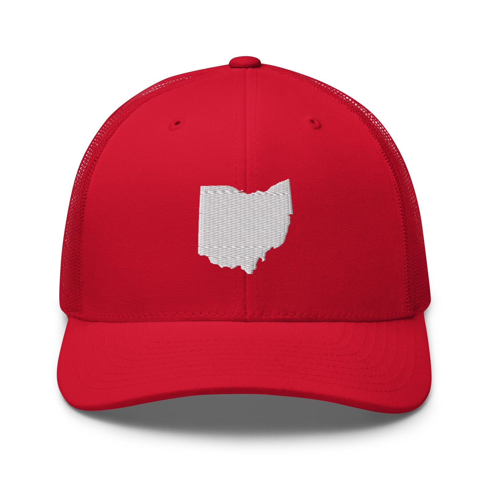 White Ohio Trucker Hat