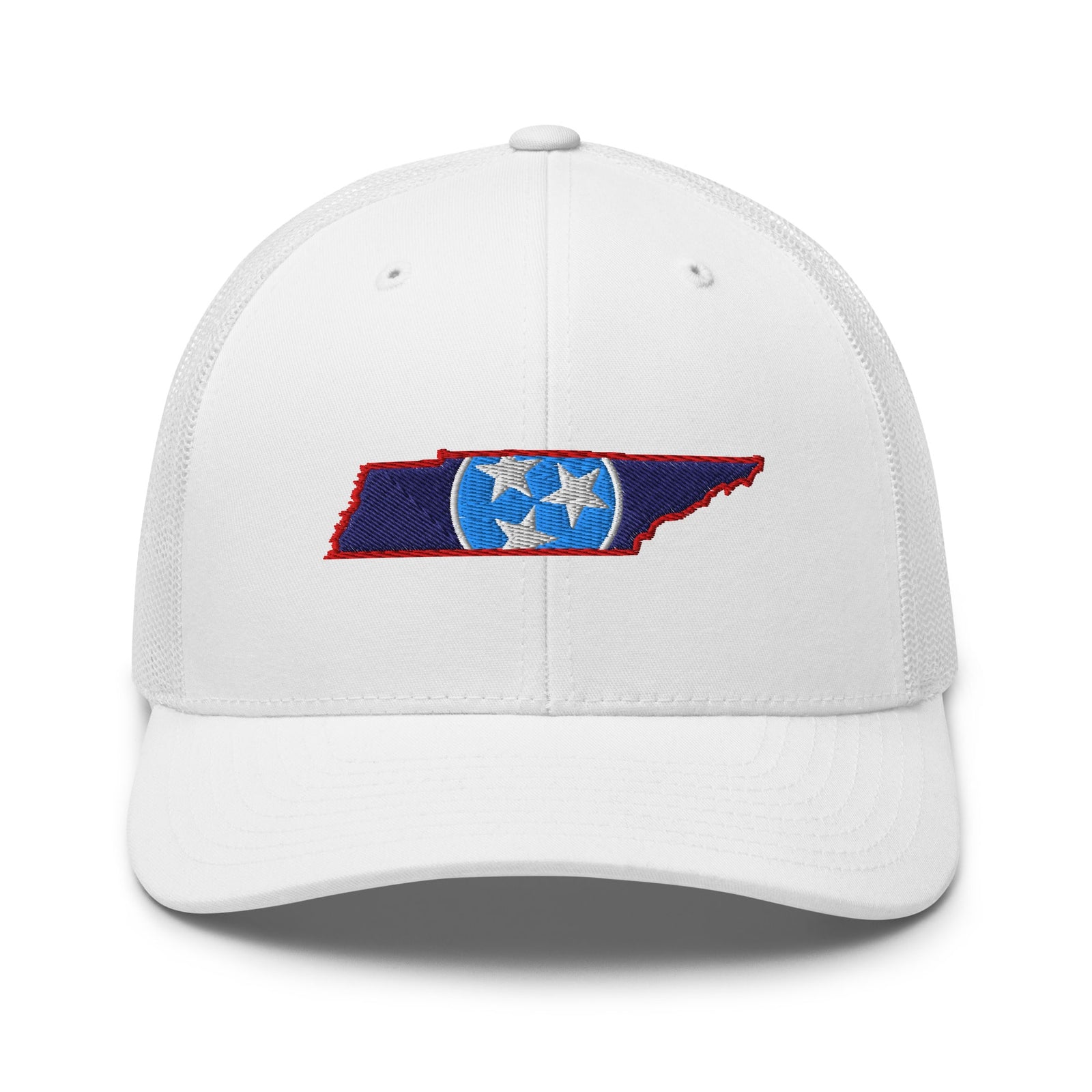 Tennessee Flag Navy & Teal Trucker Hat