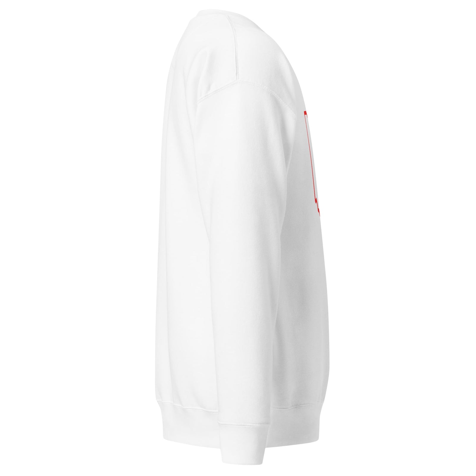 Red Ohio Outline Crewneck Sweatshirt