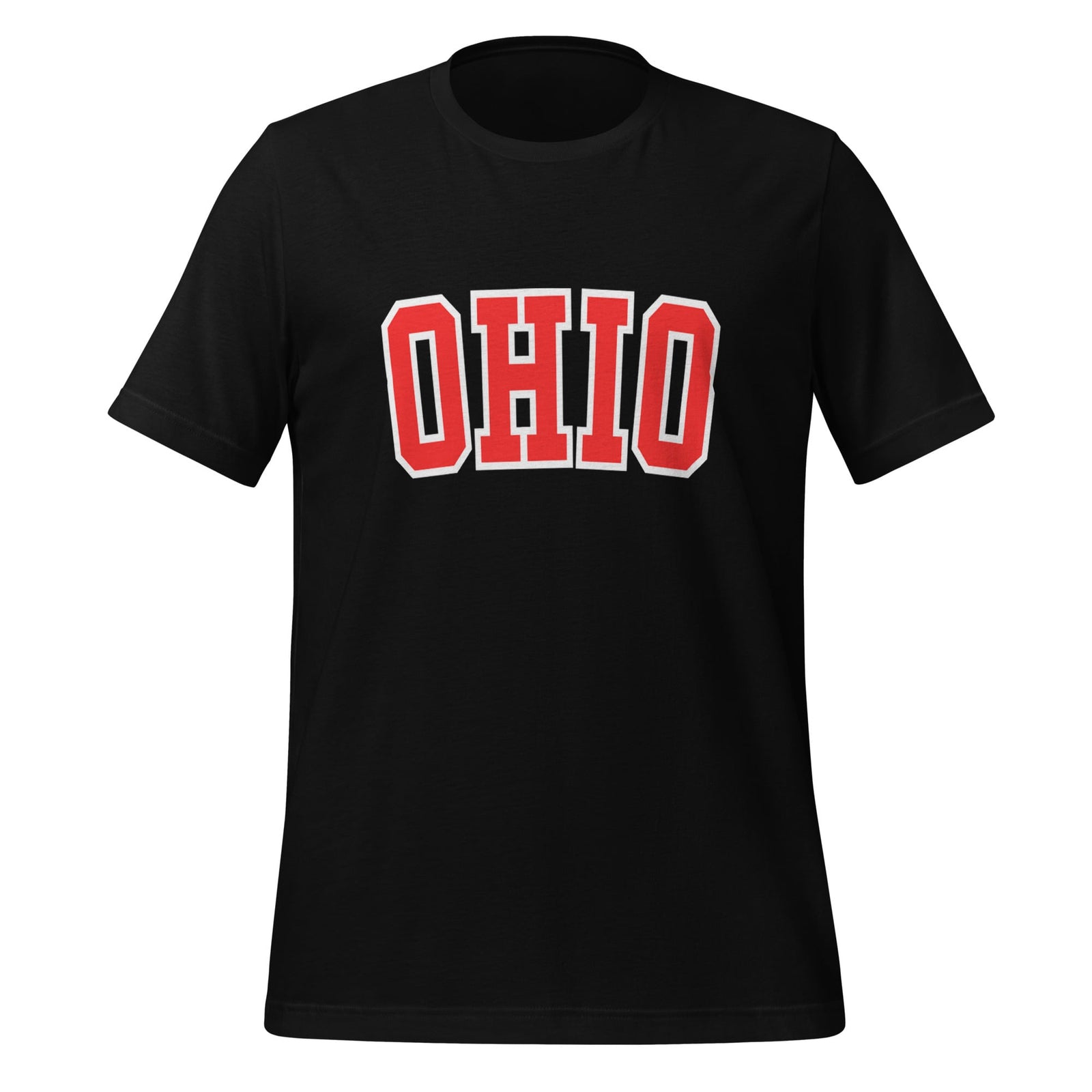 Collegiate Red Ohio T Shirt
