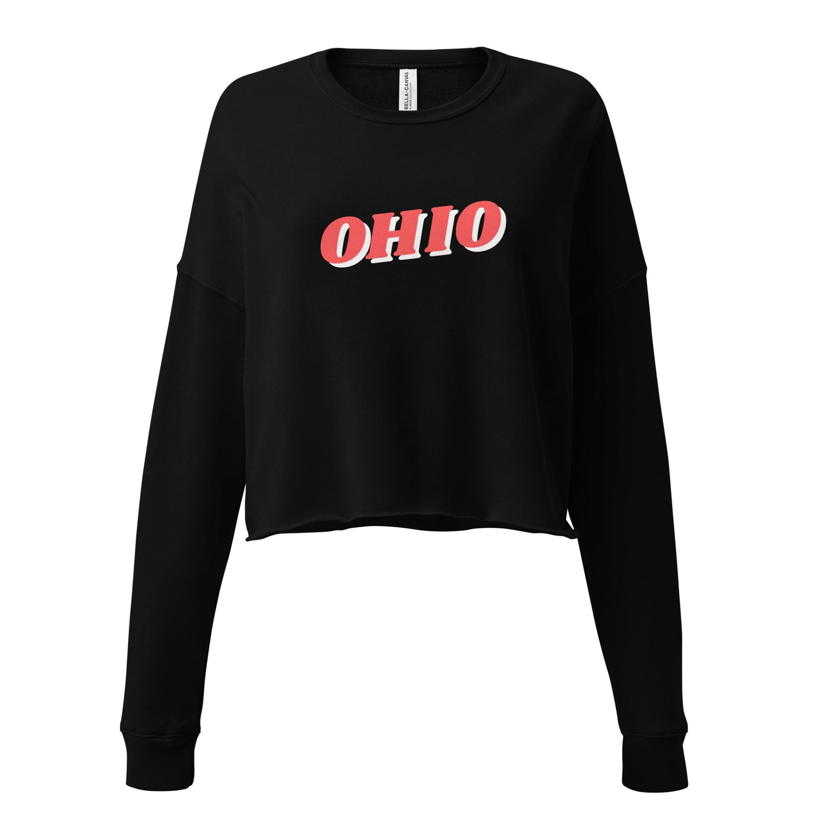 3D Ohio Cropped Sweatshirt