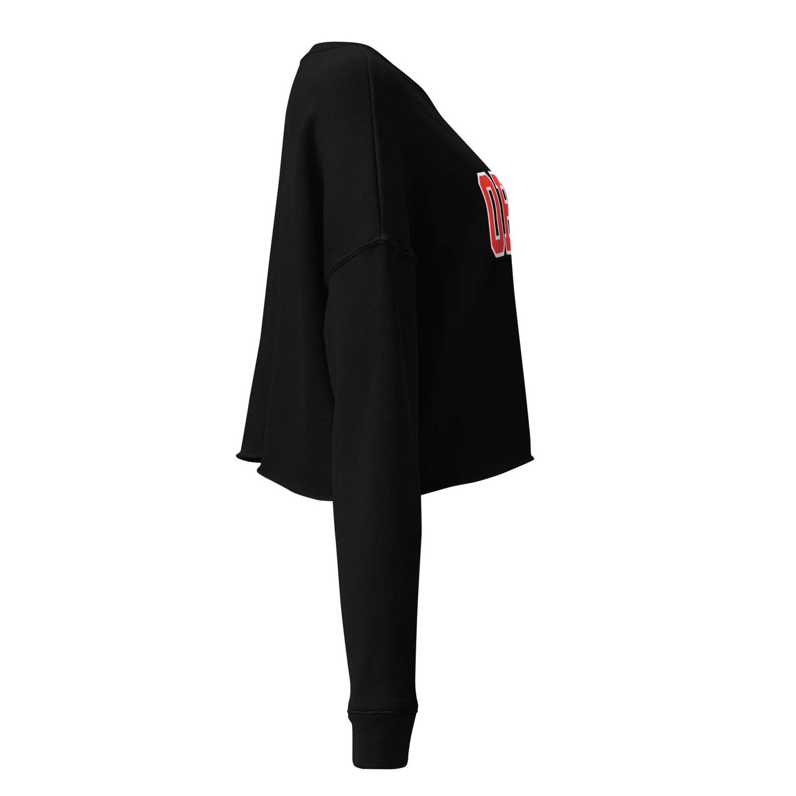 Red Collegiate Ohio Cropped Sweatshirt