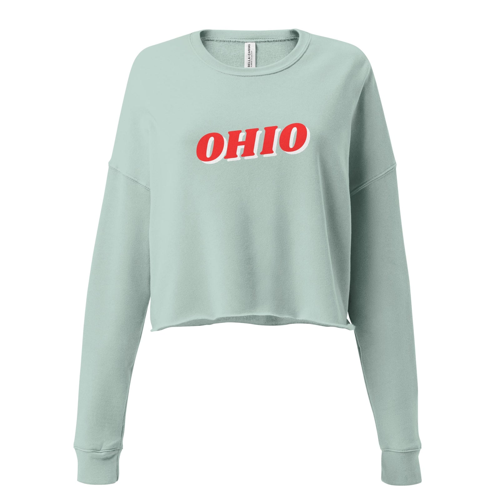 3D Ohio Cropped Sweatshirt