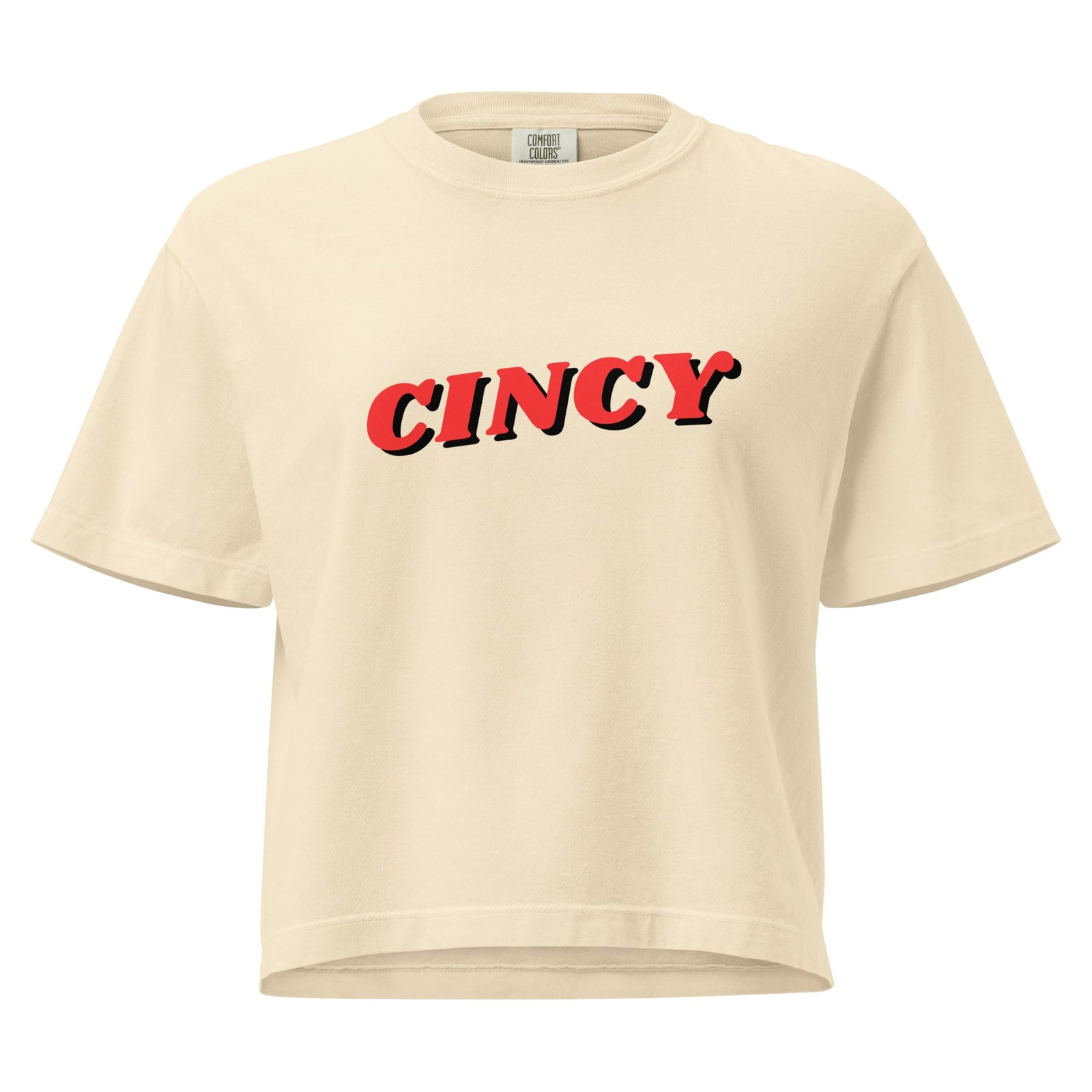 3D Cincy Cropped T Shirt