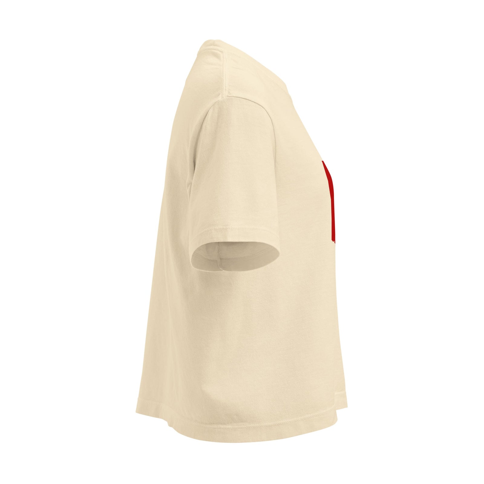 Red Ohio Cropped T Shirt