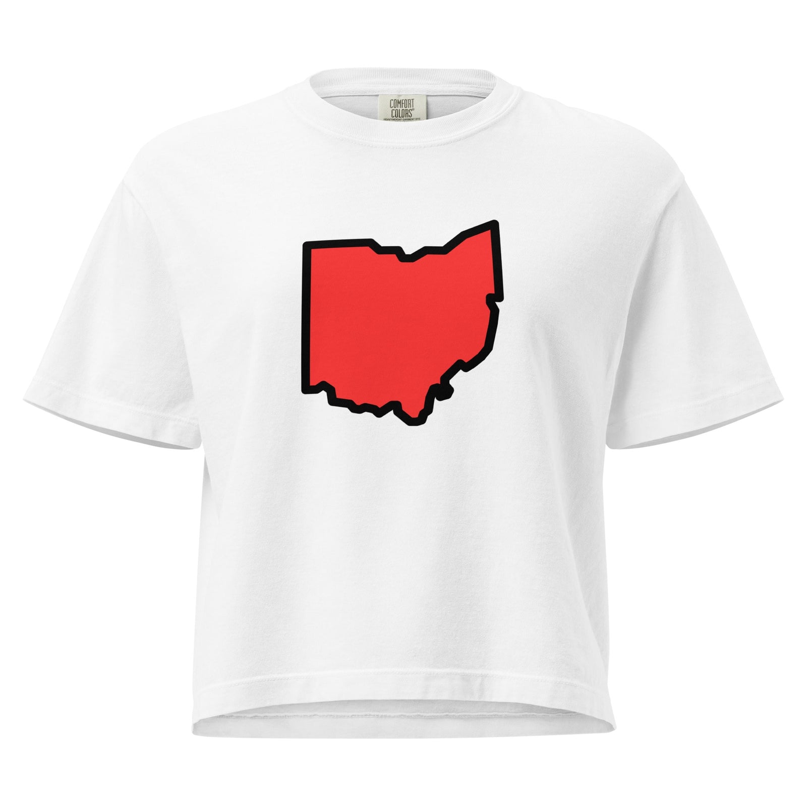 Ohio Border Cropped T Shirt
