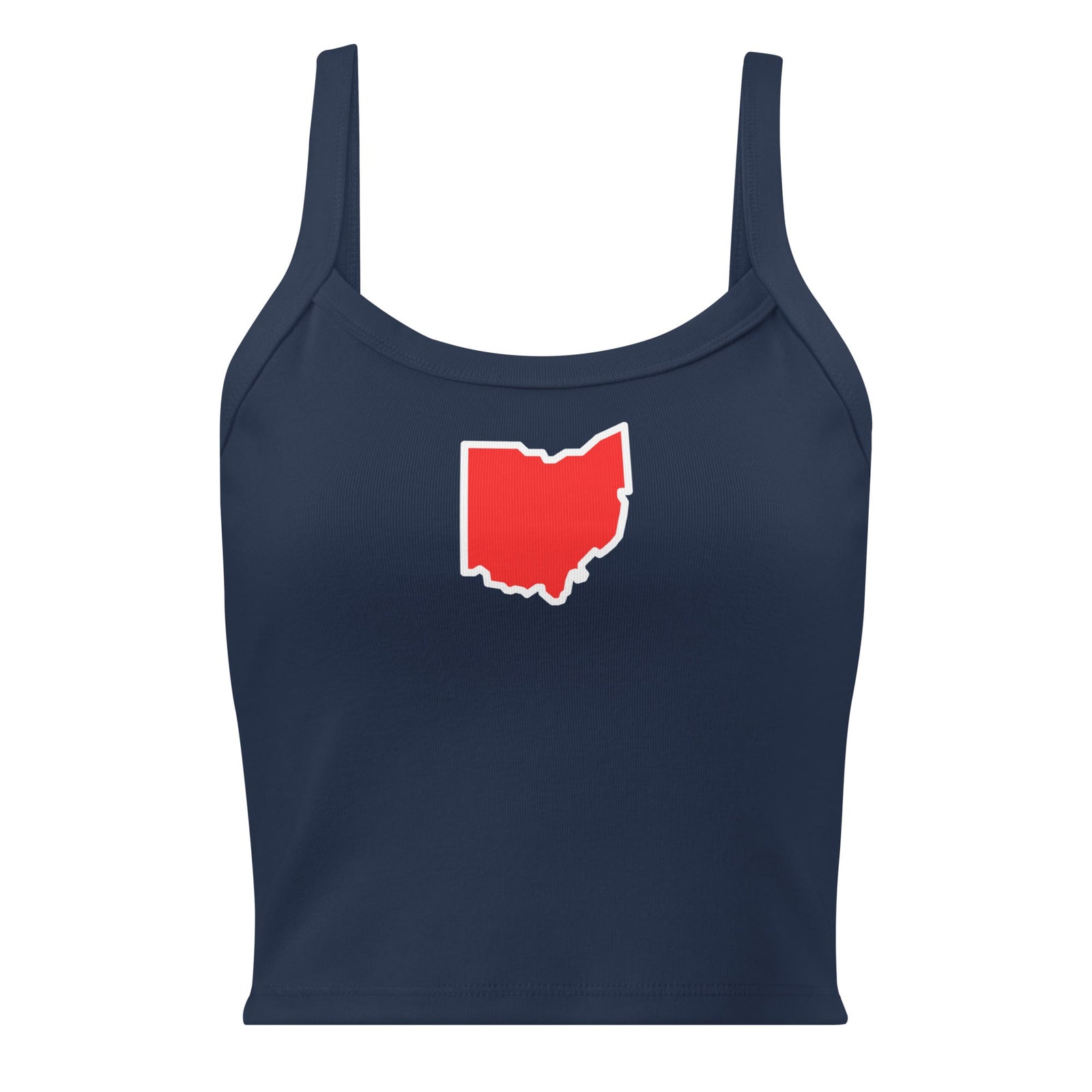 Ohio Outline Cropped Tank Top
