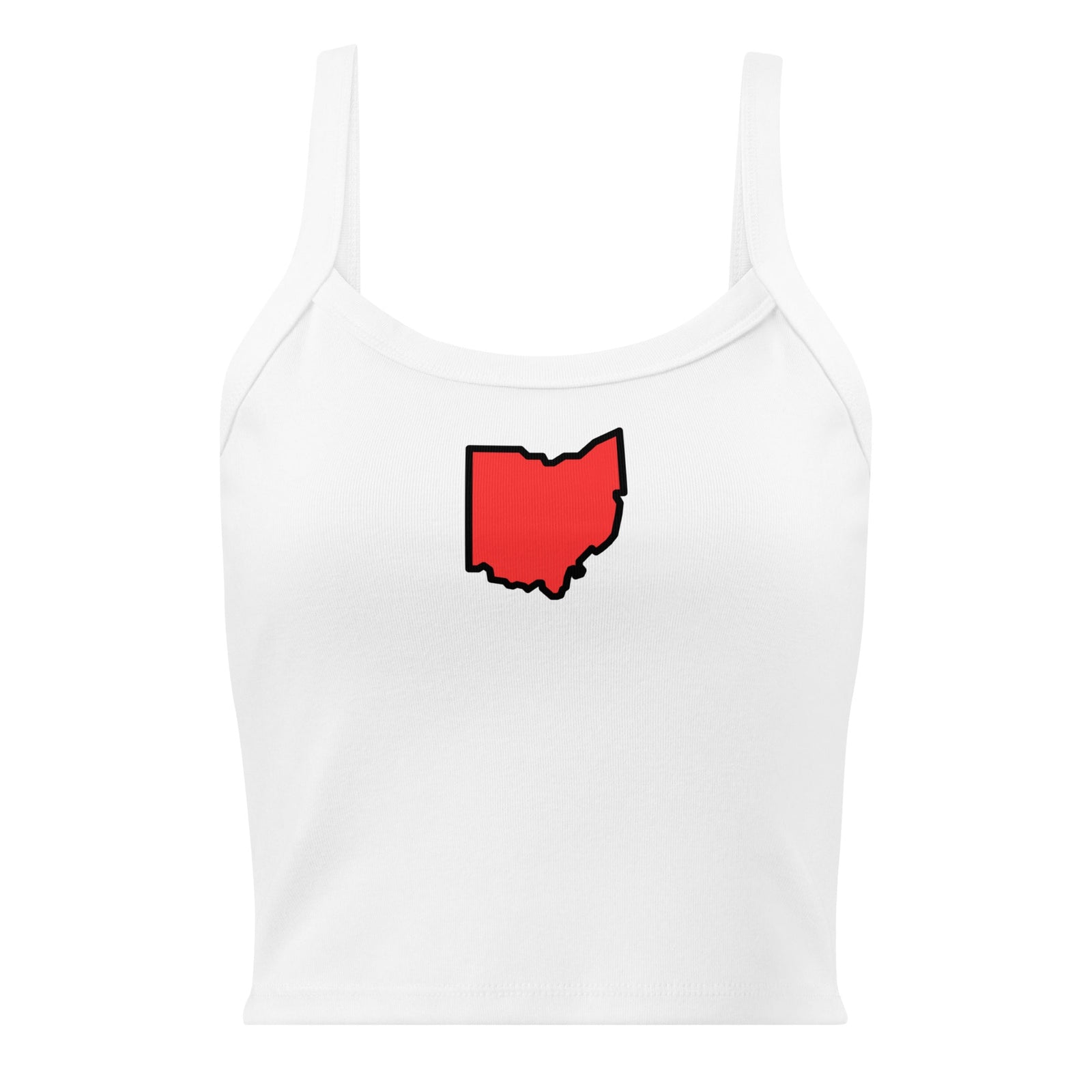 Ohio Outline Cropped Tank Top
