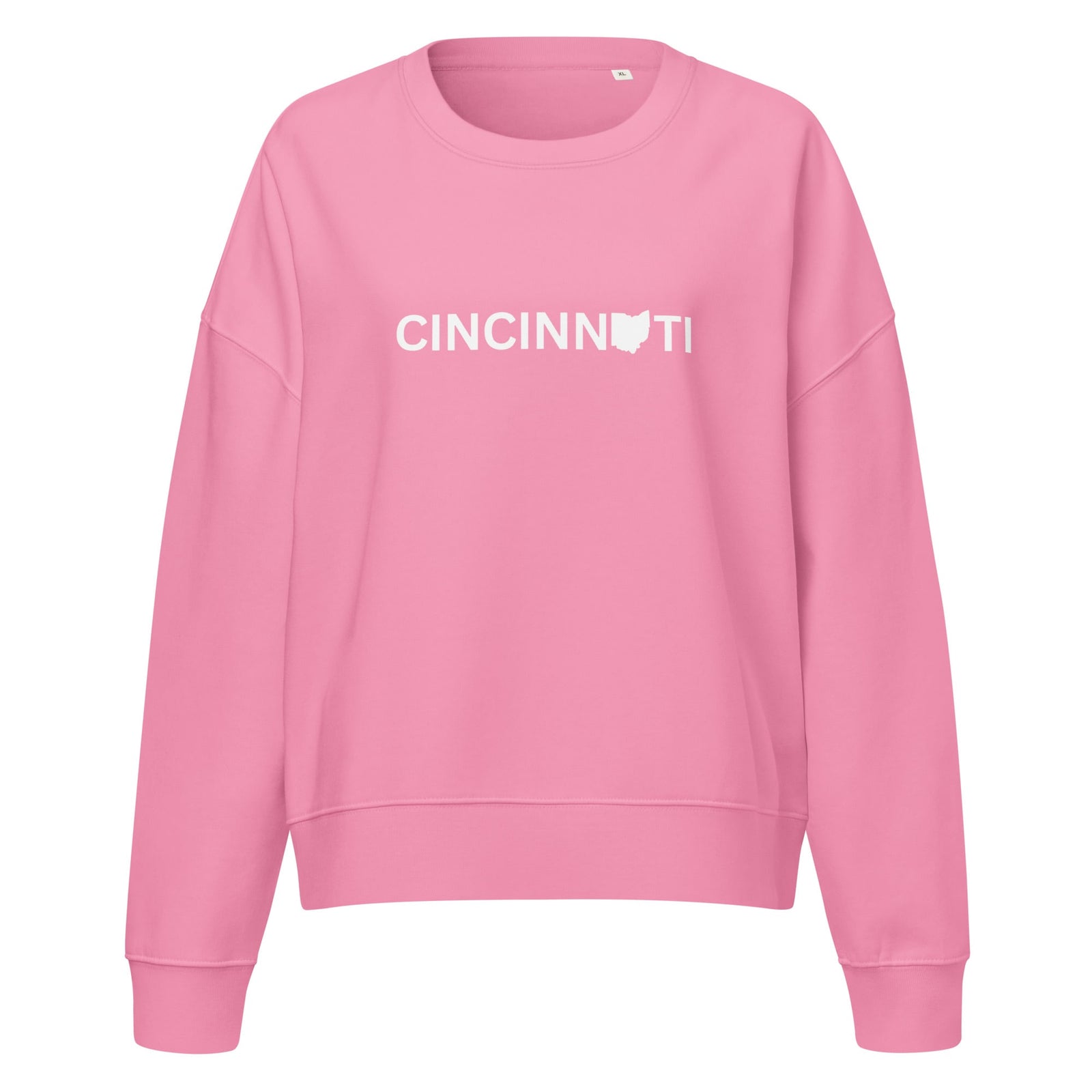 Cincinnati Ohio Waist Length Crewneck Sweatshirt