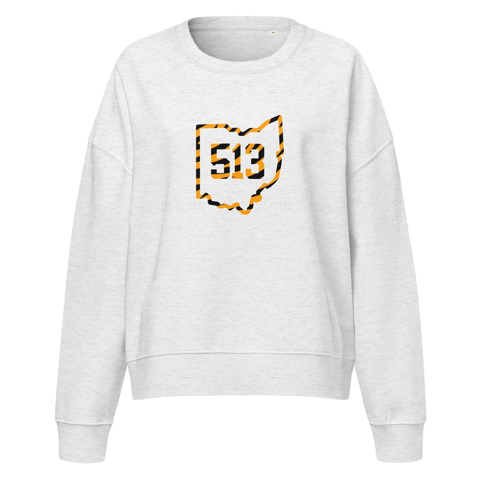 513 Ohio Tiger Stripe Waist Length Crewneck Sweatshirt