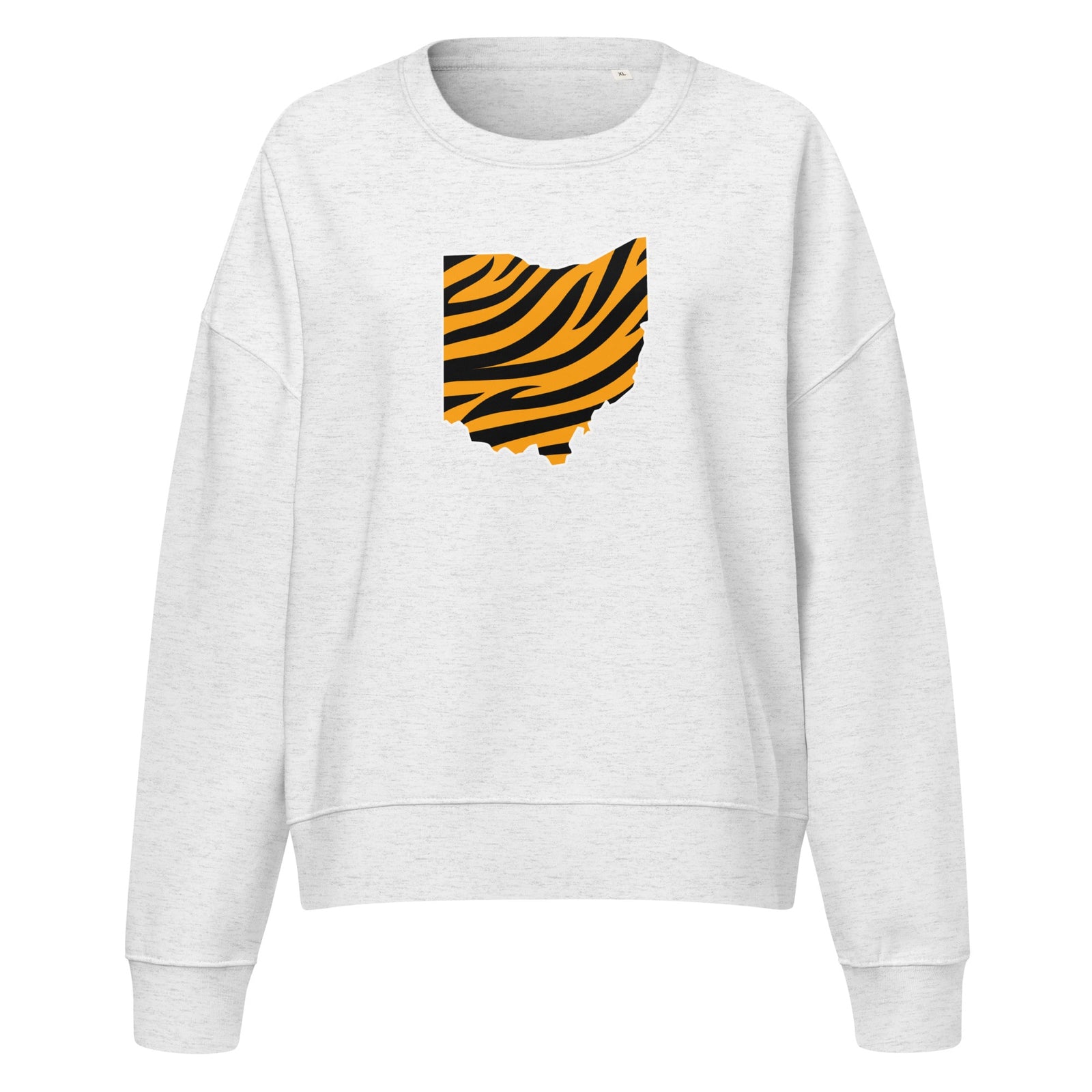 Ohio Tiger Stripe Waist Length Crewneck Sweatshirt