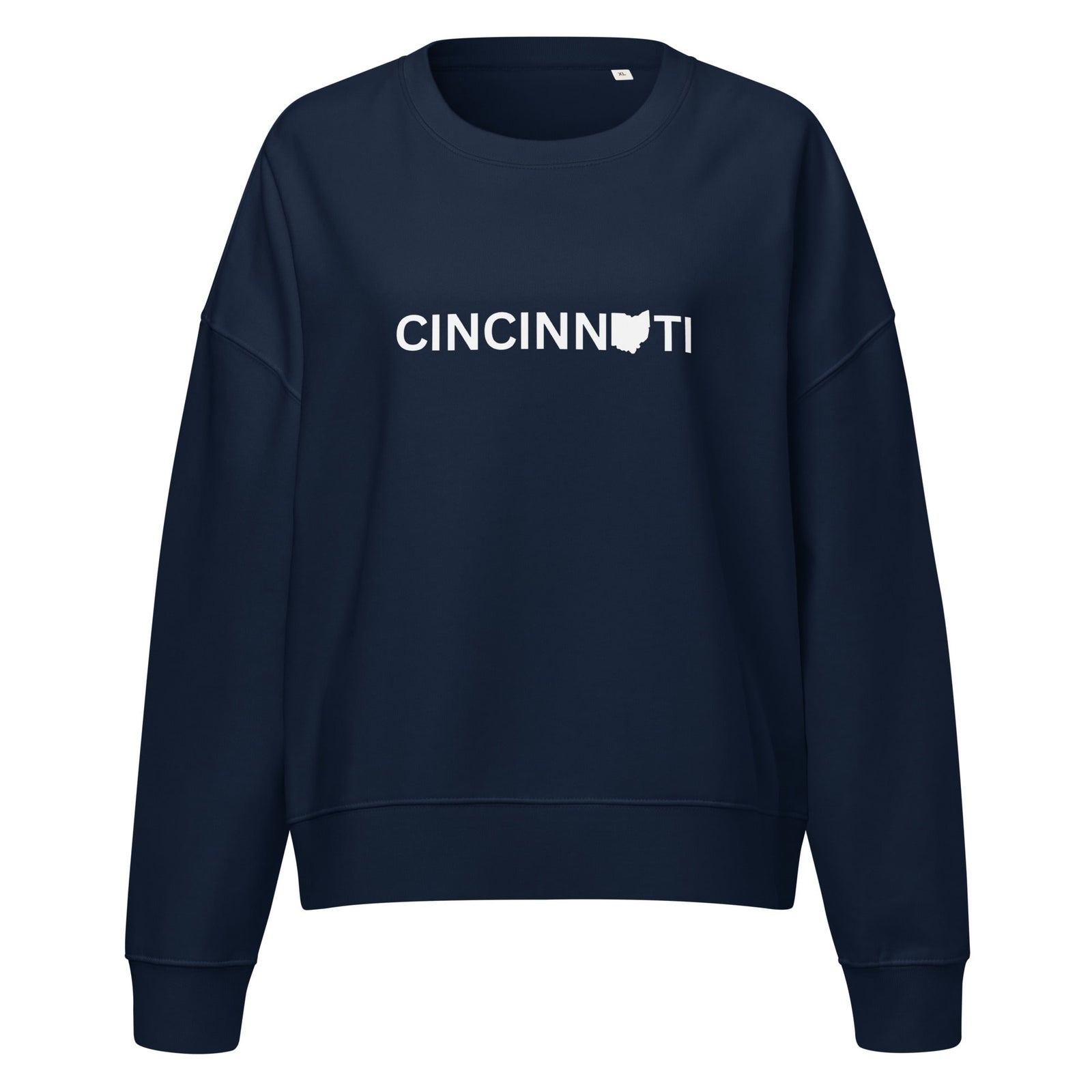 Cincinnati Ohio Waist Length Crewneck Sweatshirt