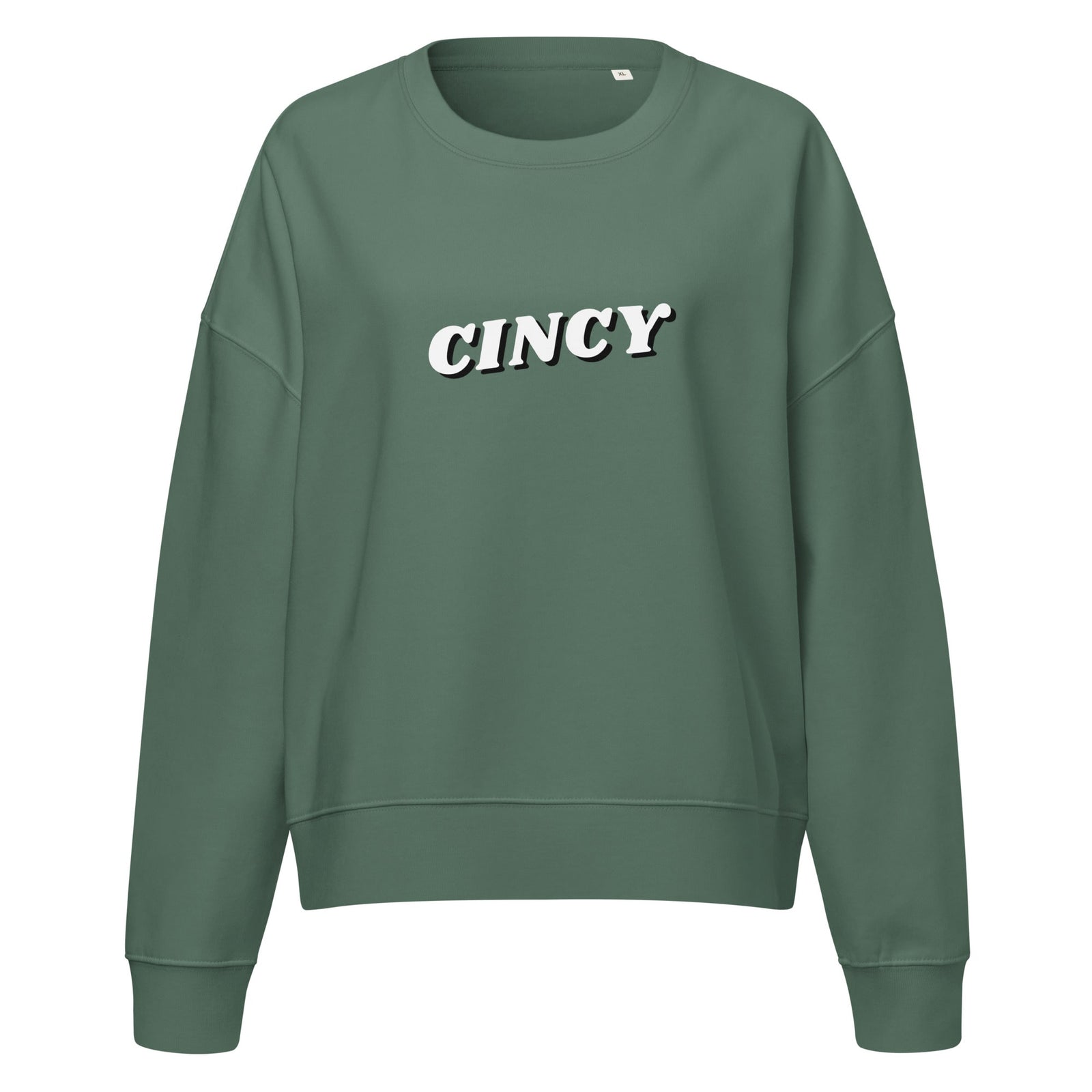 3D Cincy Waist Length Crewneck Sweatshirt