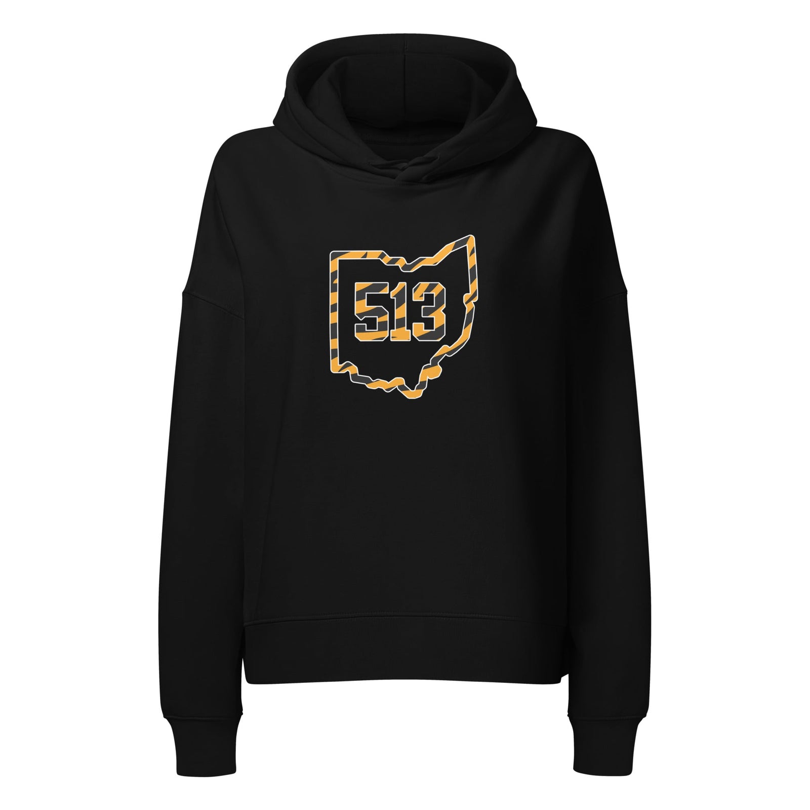 513 Ohio Tiger Stripe Waist Length Hoodie