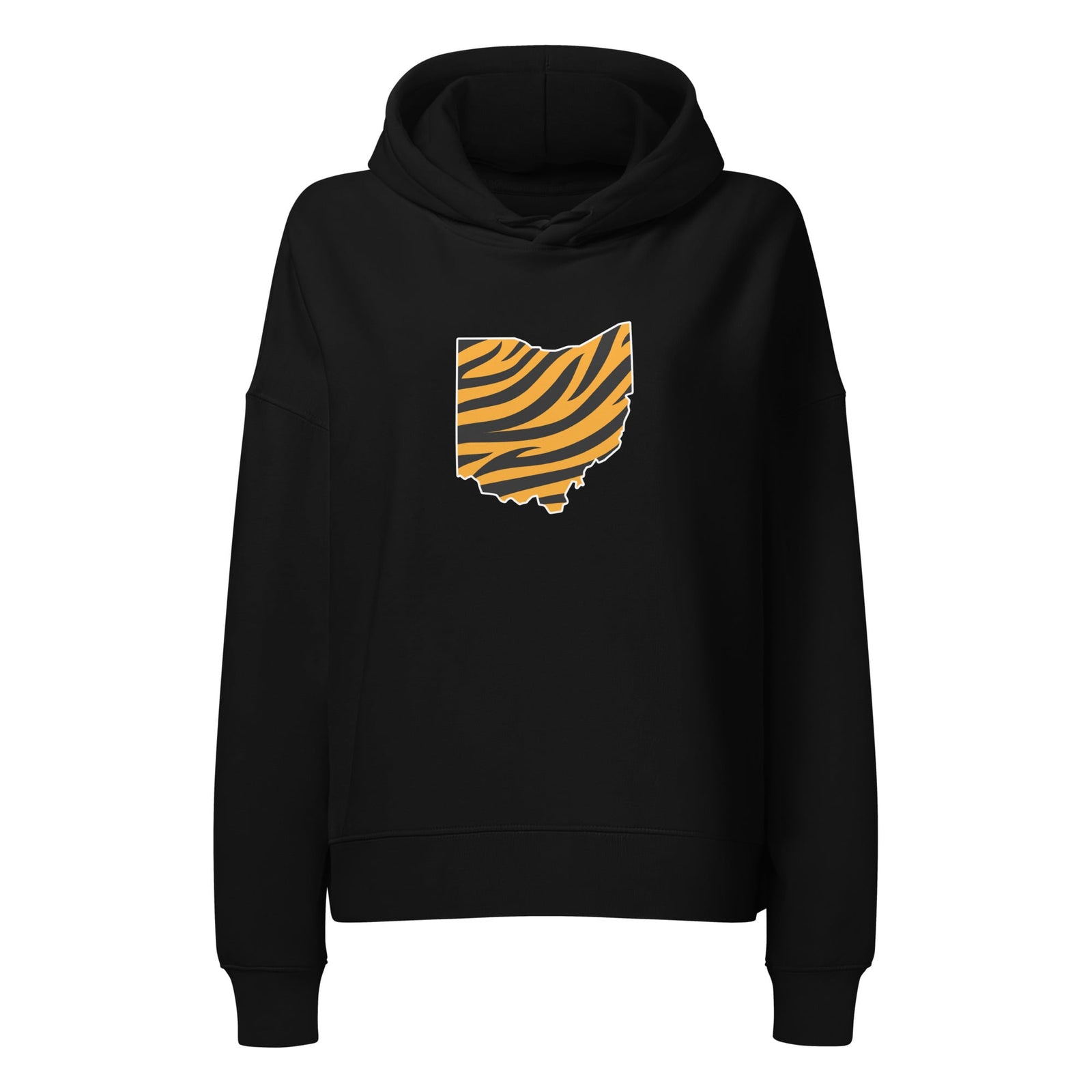 Ohio Tiger Stripe Waist Length Hoodie