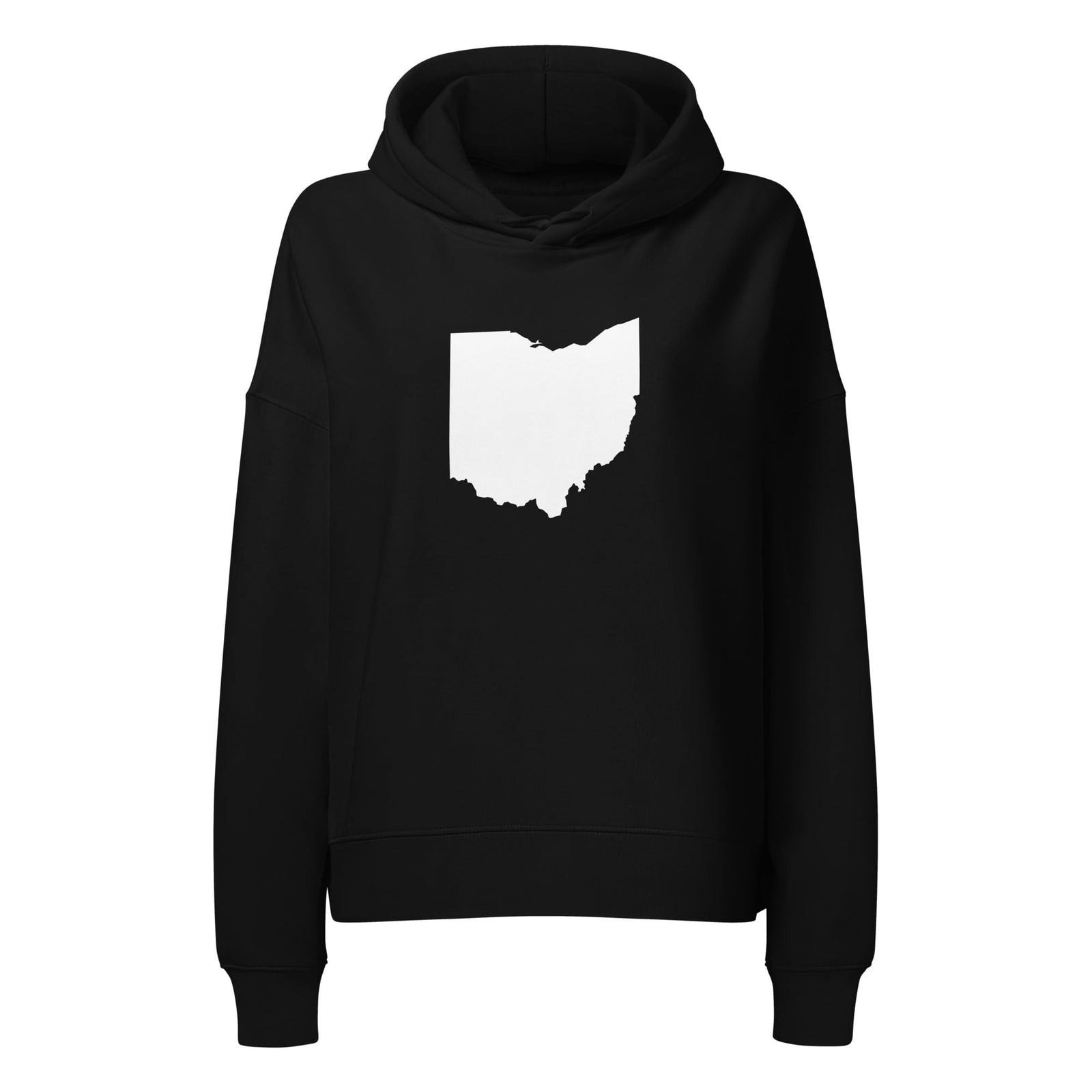 White Ohio Cropped Sweatshirt