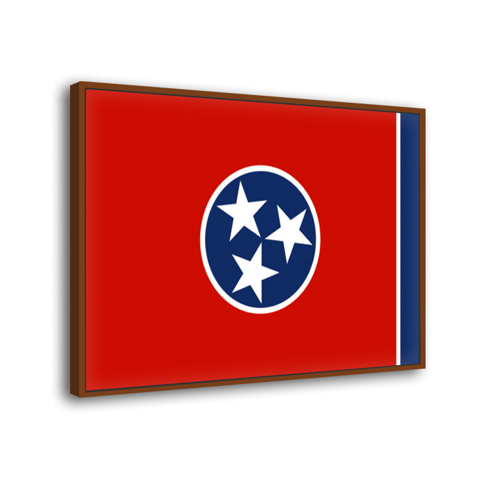 Tennessee Flag Canvas Wall Art Print