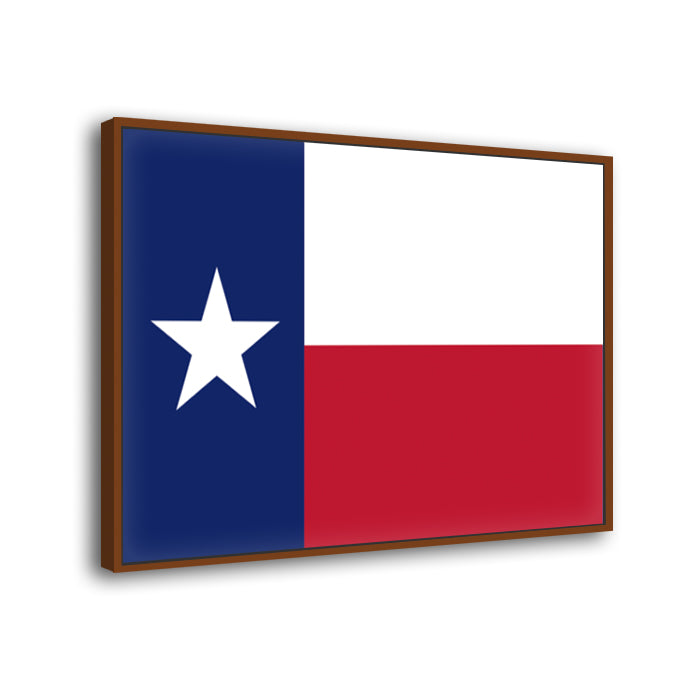 Texas Flag Canvas Wall Art Print