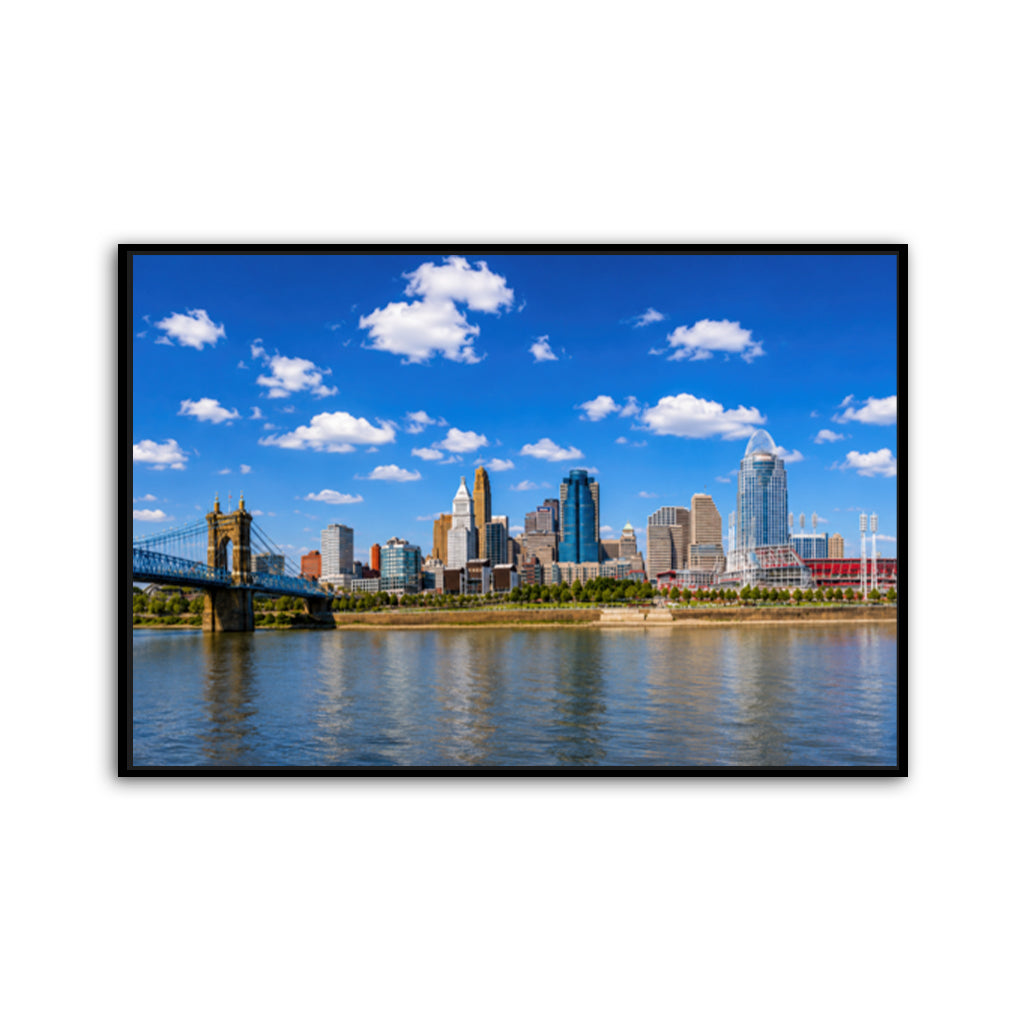 Cincinnati Skyline Canvas Wall Art Print