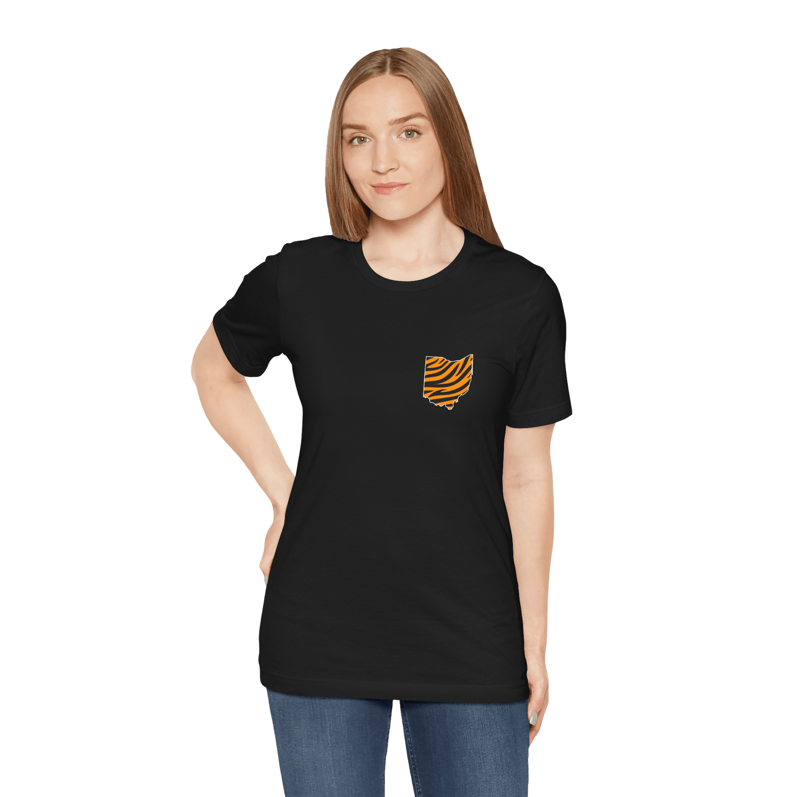 Ohio Tiger Stripe T‑Shirt