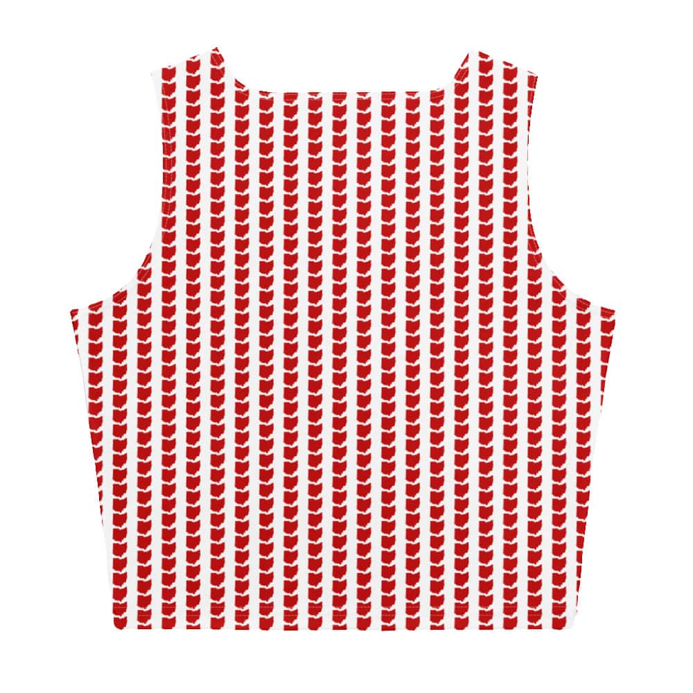 Red Ohio Cropped Tank Top