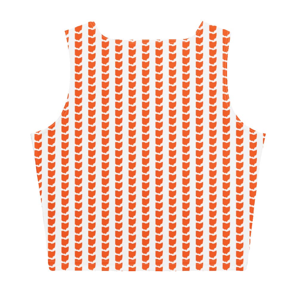 Orange Ohio Cropped Tank Top