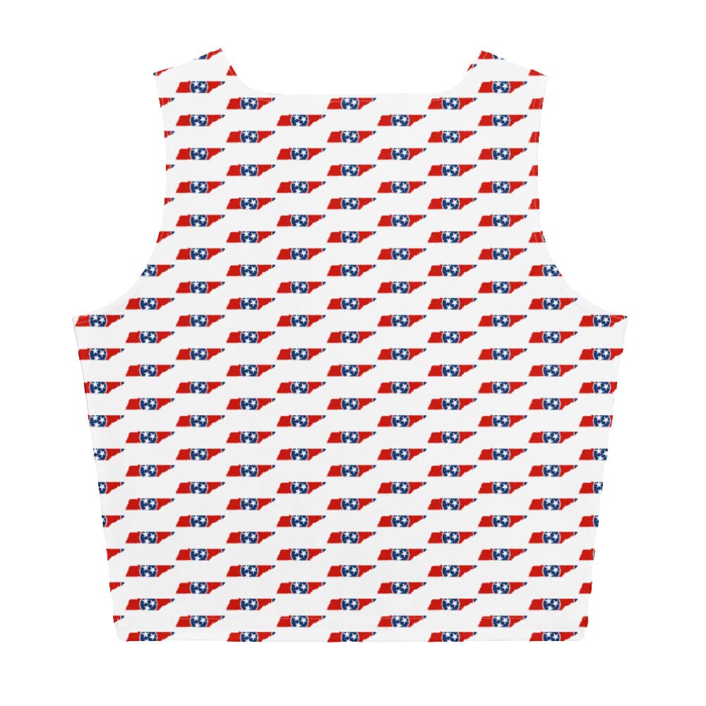 Tennessee State Flag Cropped Tank Top