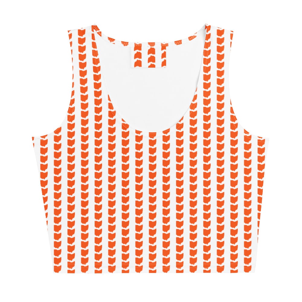 Orange Ohio Cropped Tank Top