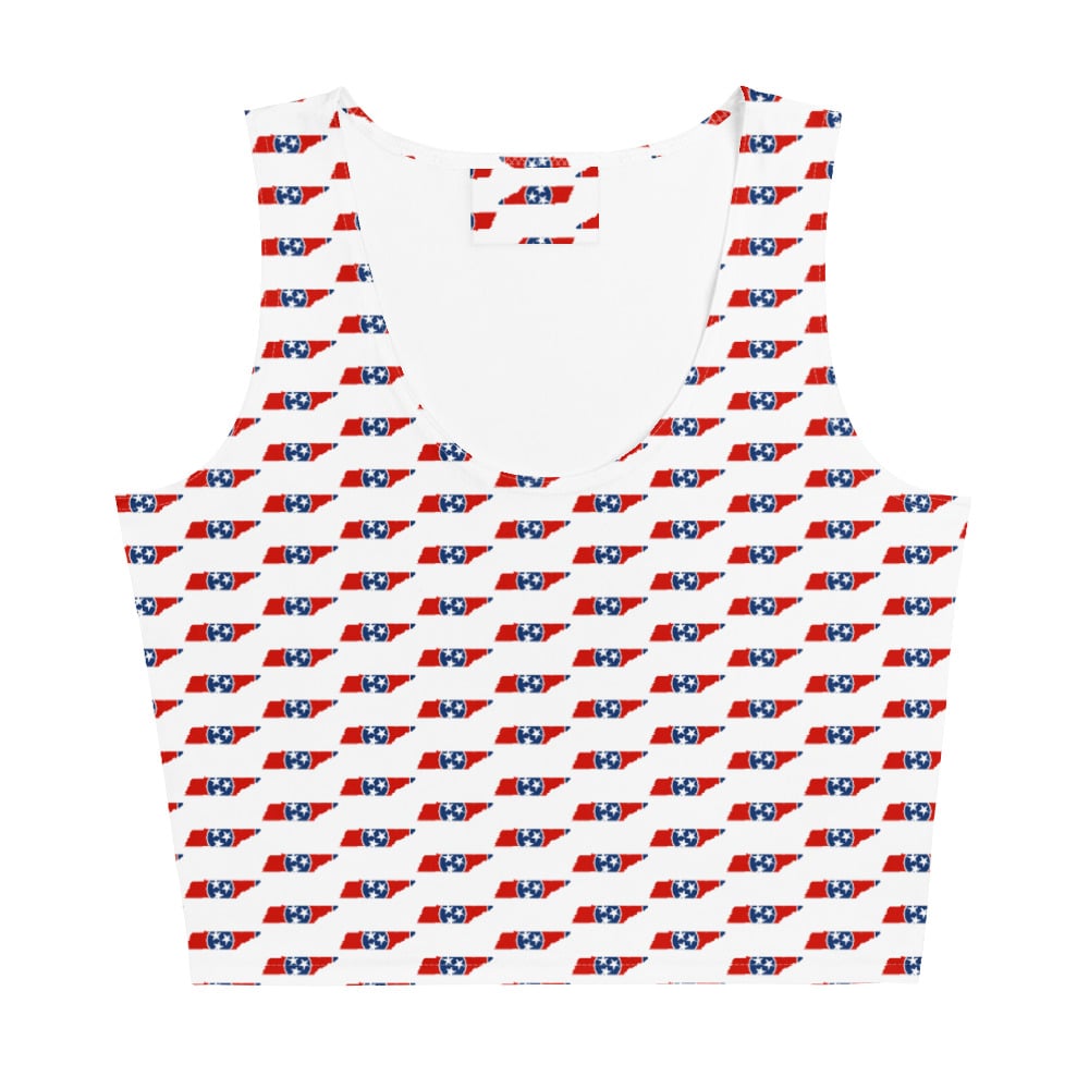 Tennessee State Flag Cropped Tank Top