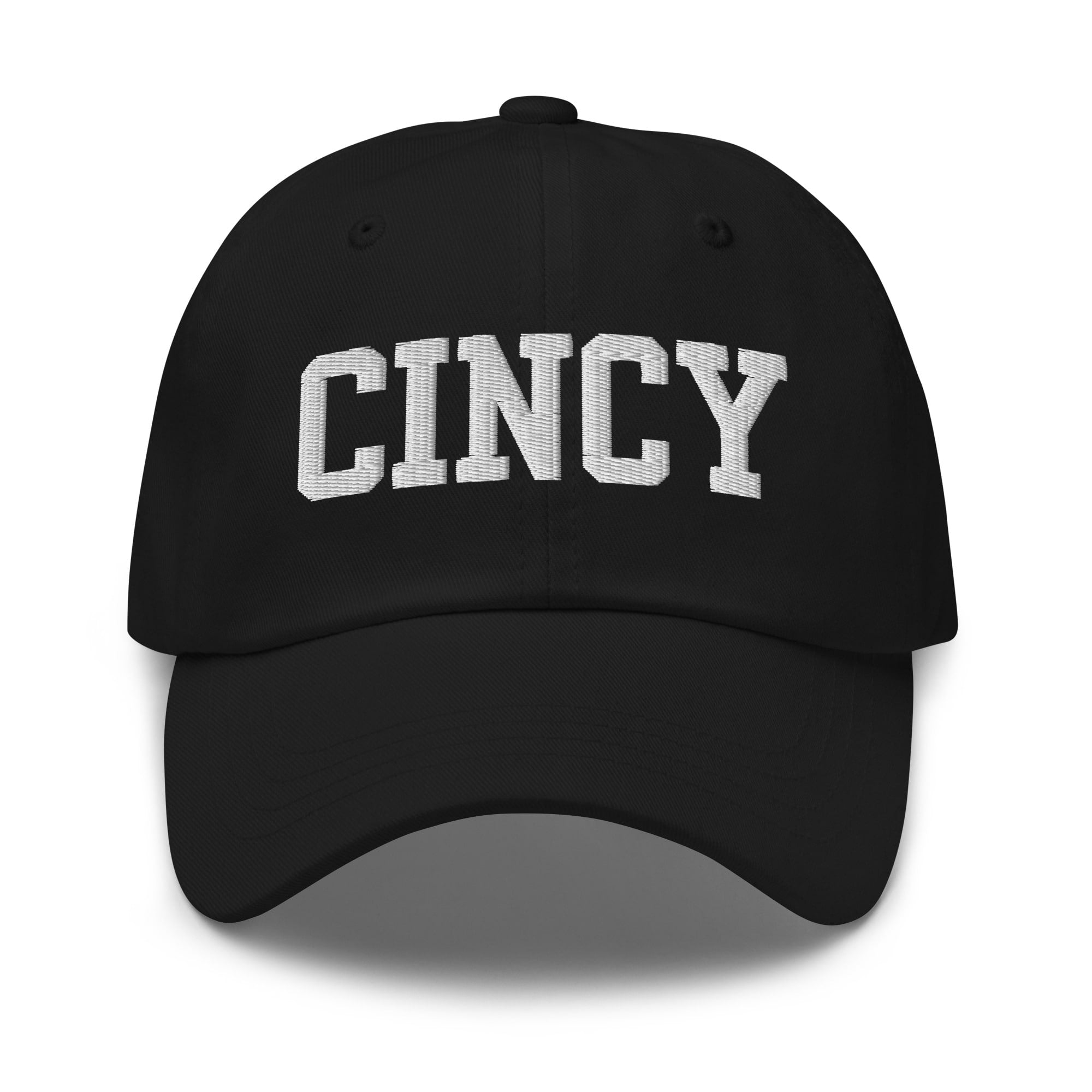 White Cincy Dad Hat