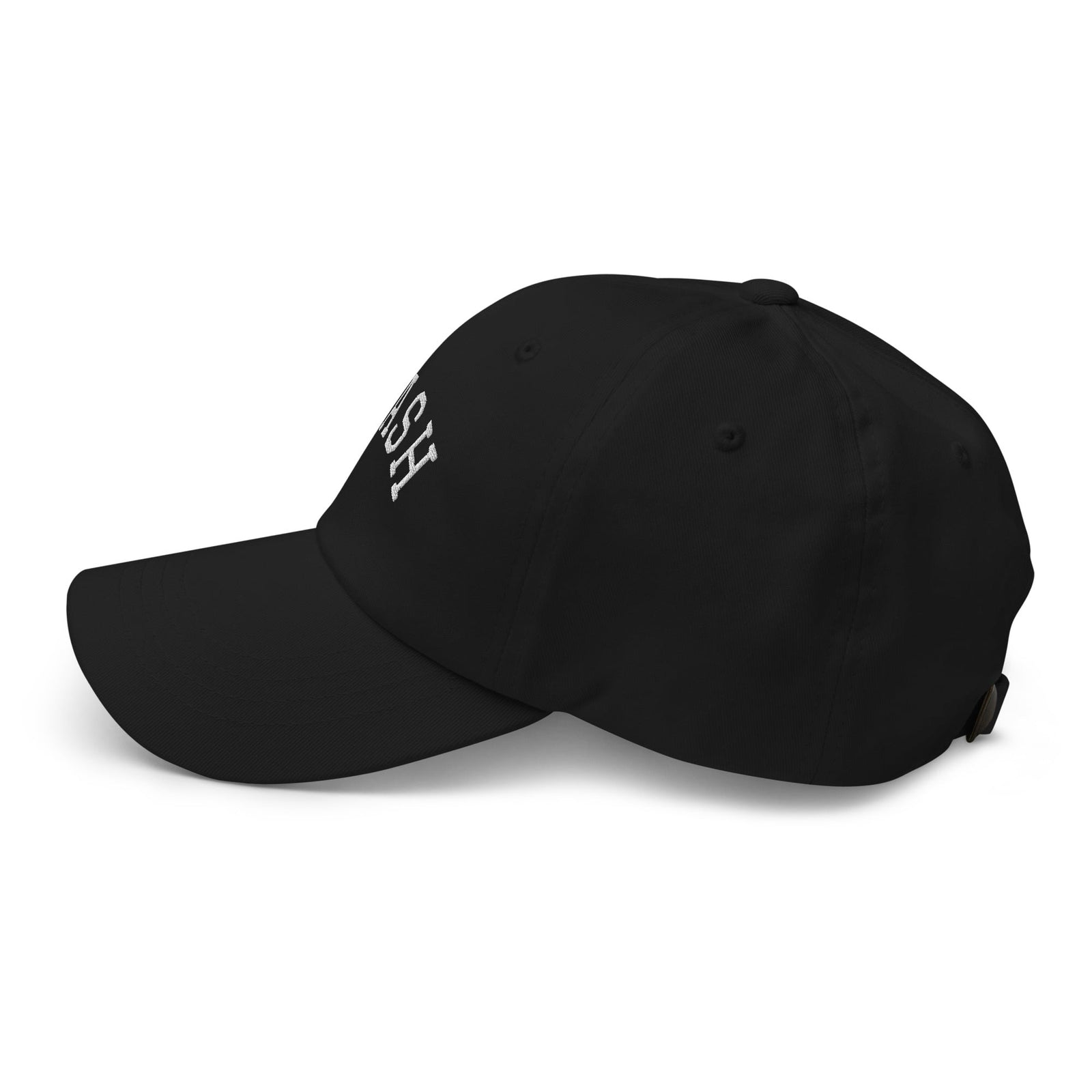 Curved Nash Black Dad Hat