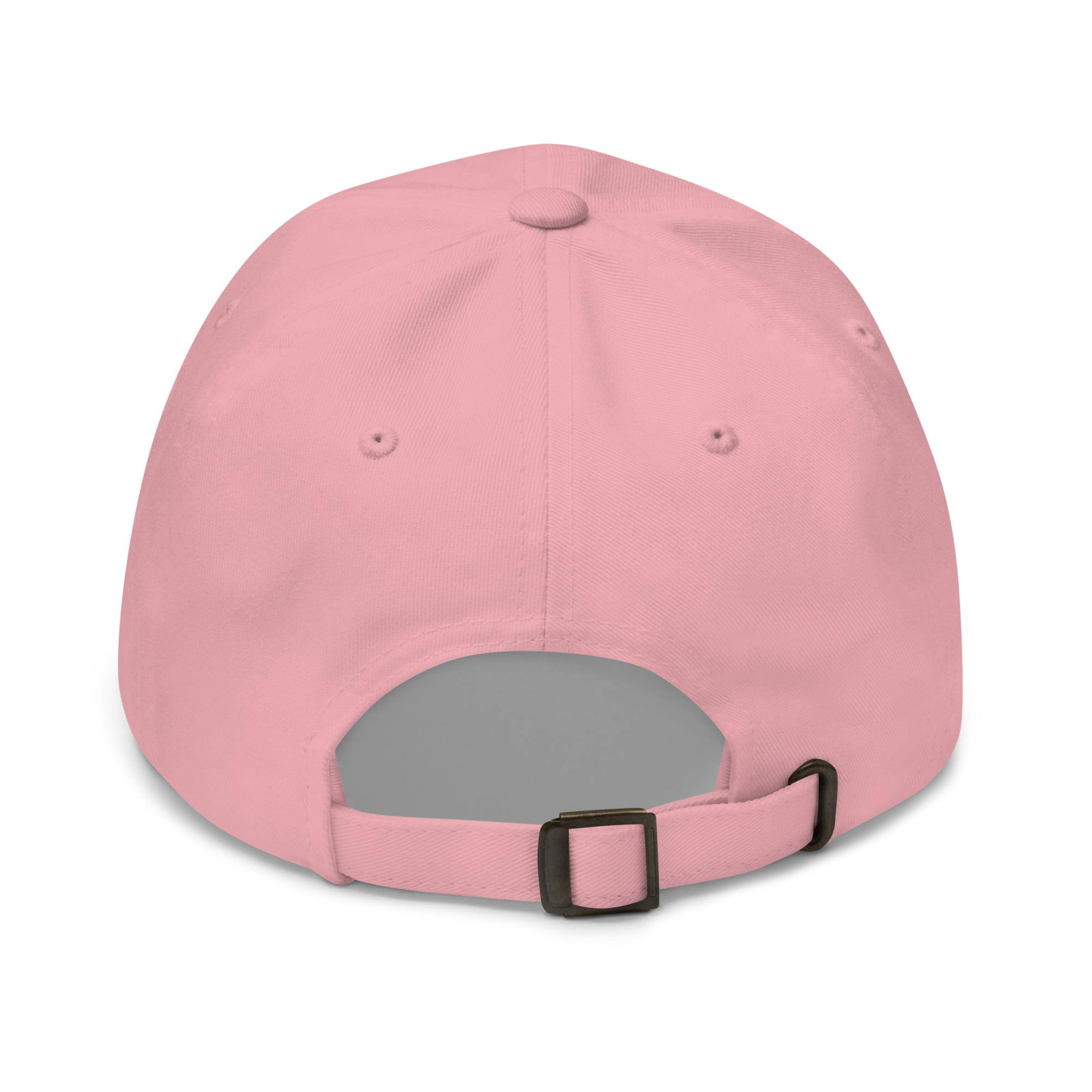 White Ohio Dad Hat (Pink)