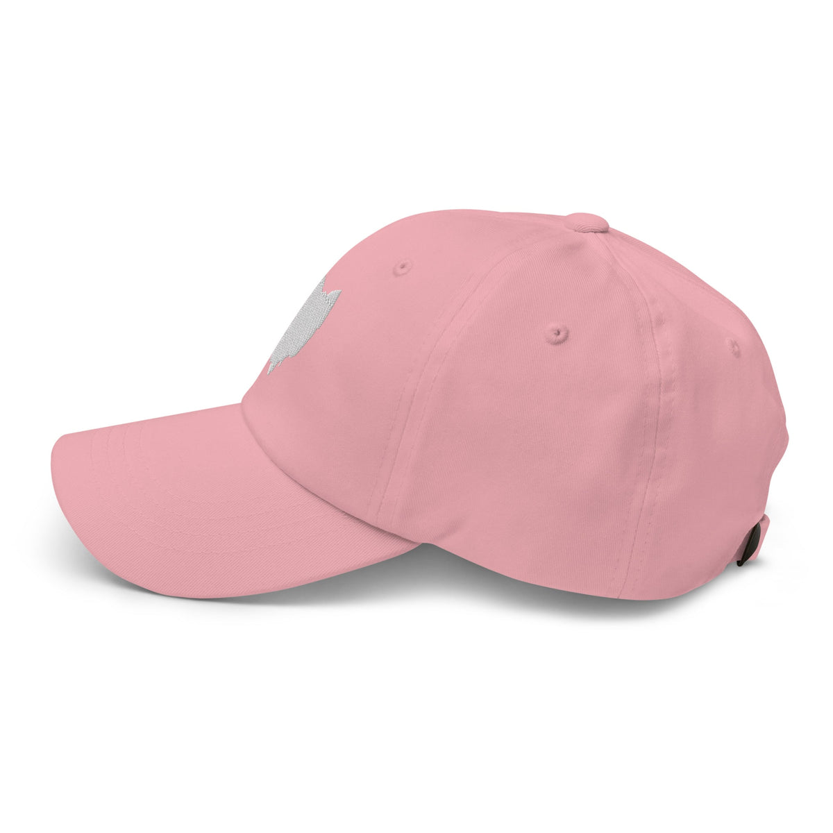 White Ohio Dad Hat (Pink)