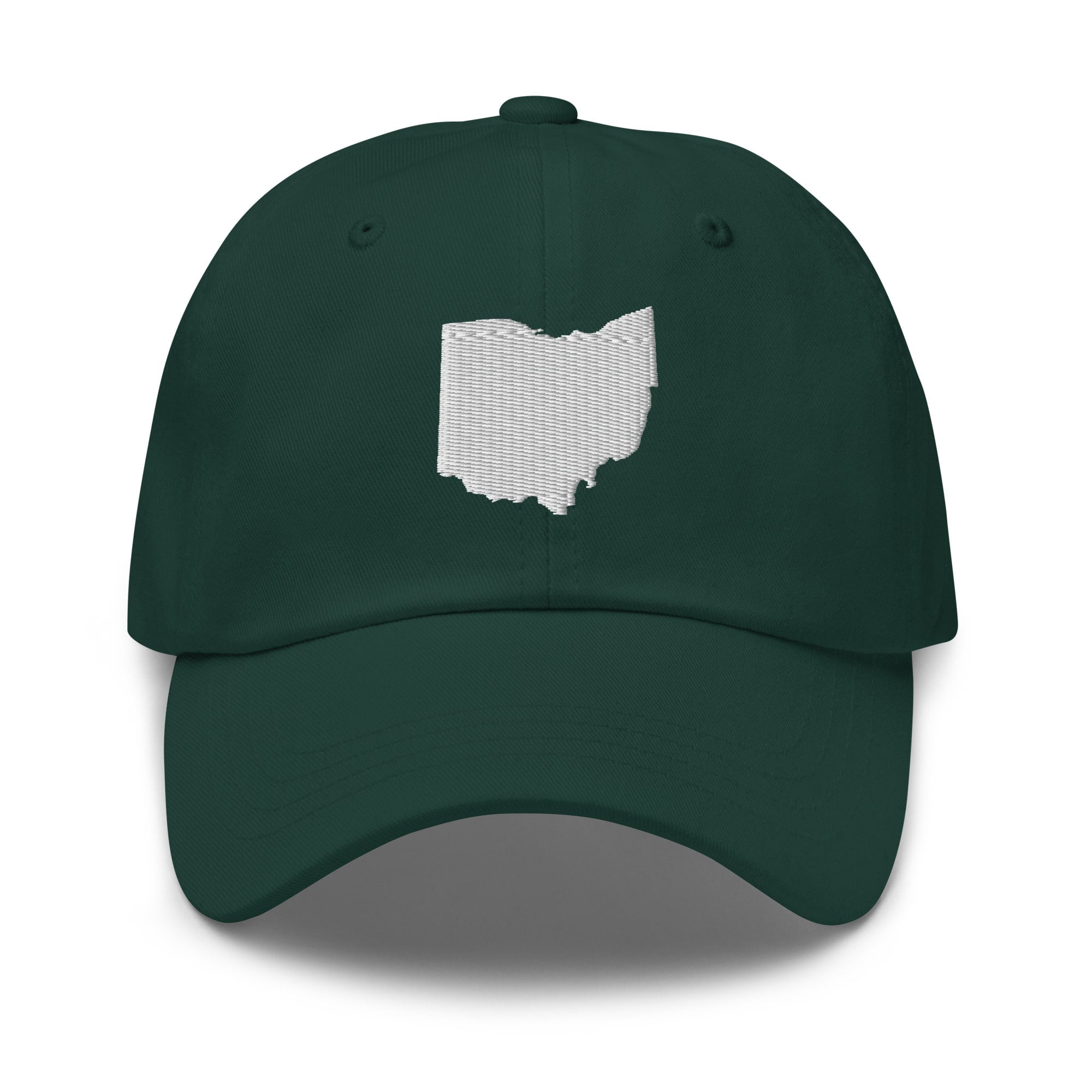 White Ohio Dad Hat