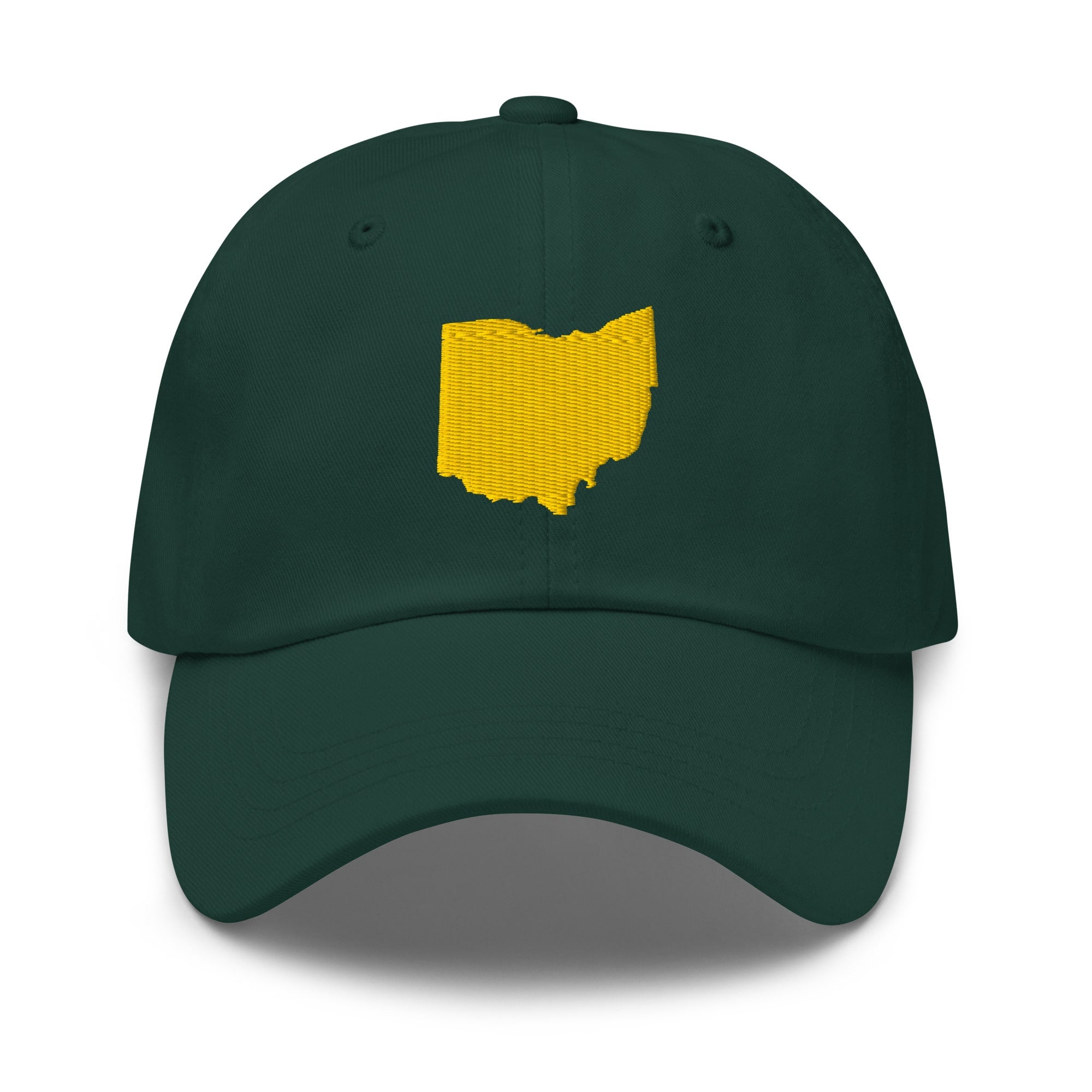 Yellow Ohio Dad Hat (Green)