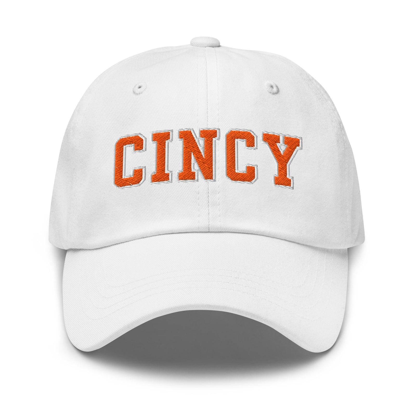 Orange Cincy Dad Hat