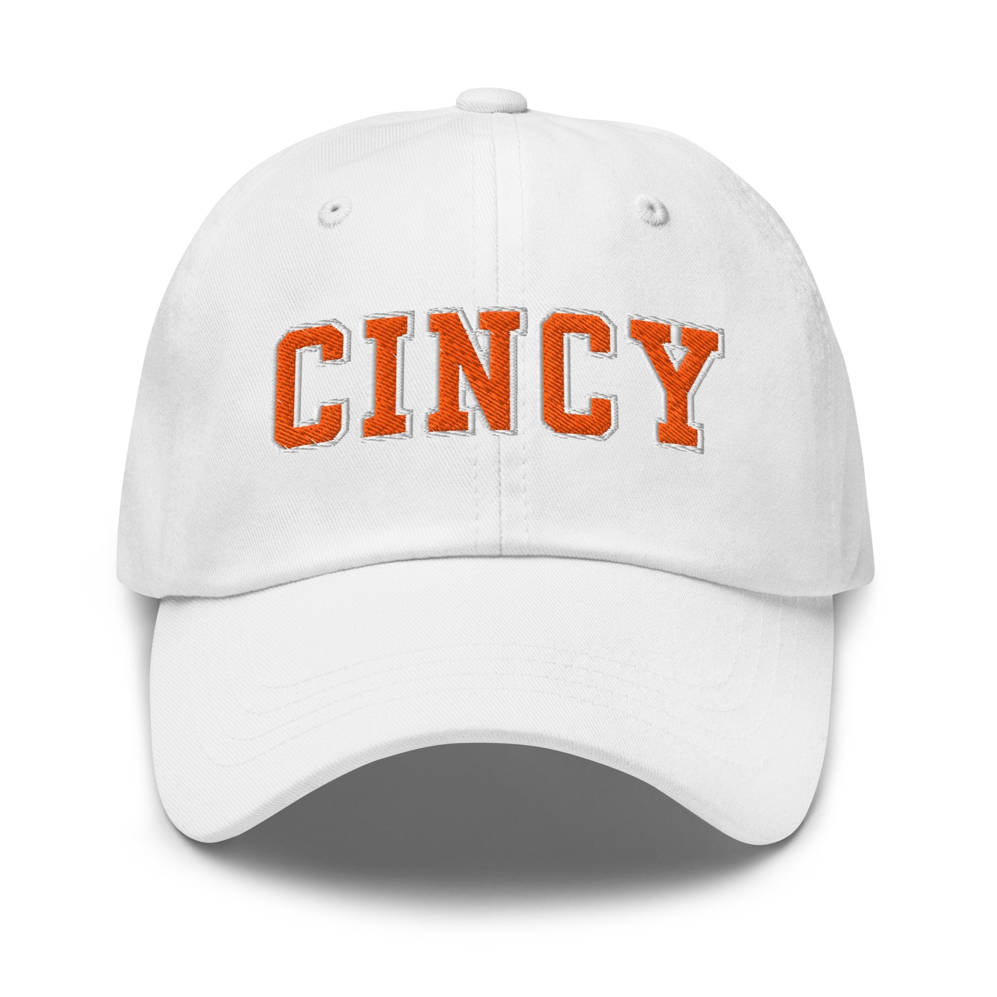 Orange Cincy Dad Hat