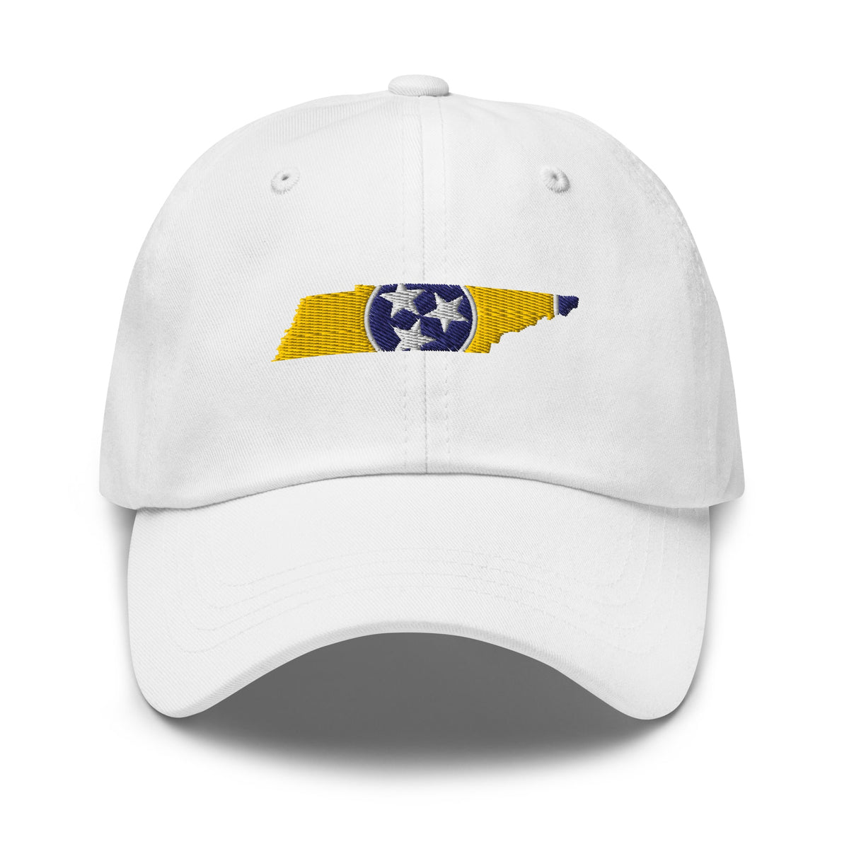 Tennessee Flag Gold &amp; Navy Dad Hat
