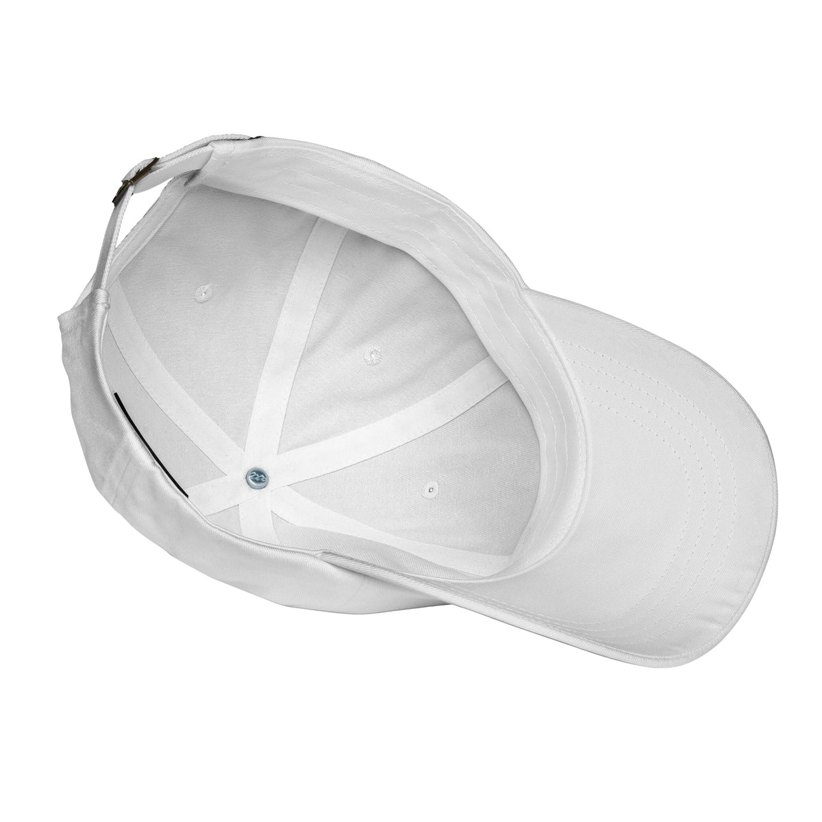 Curved Nash White Dad Hat