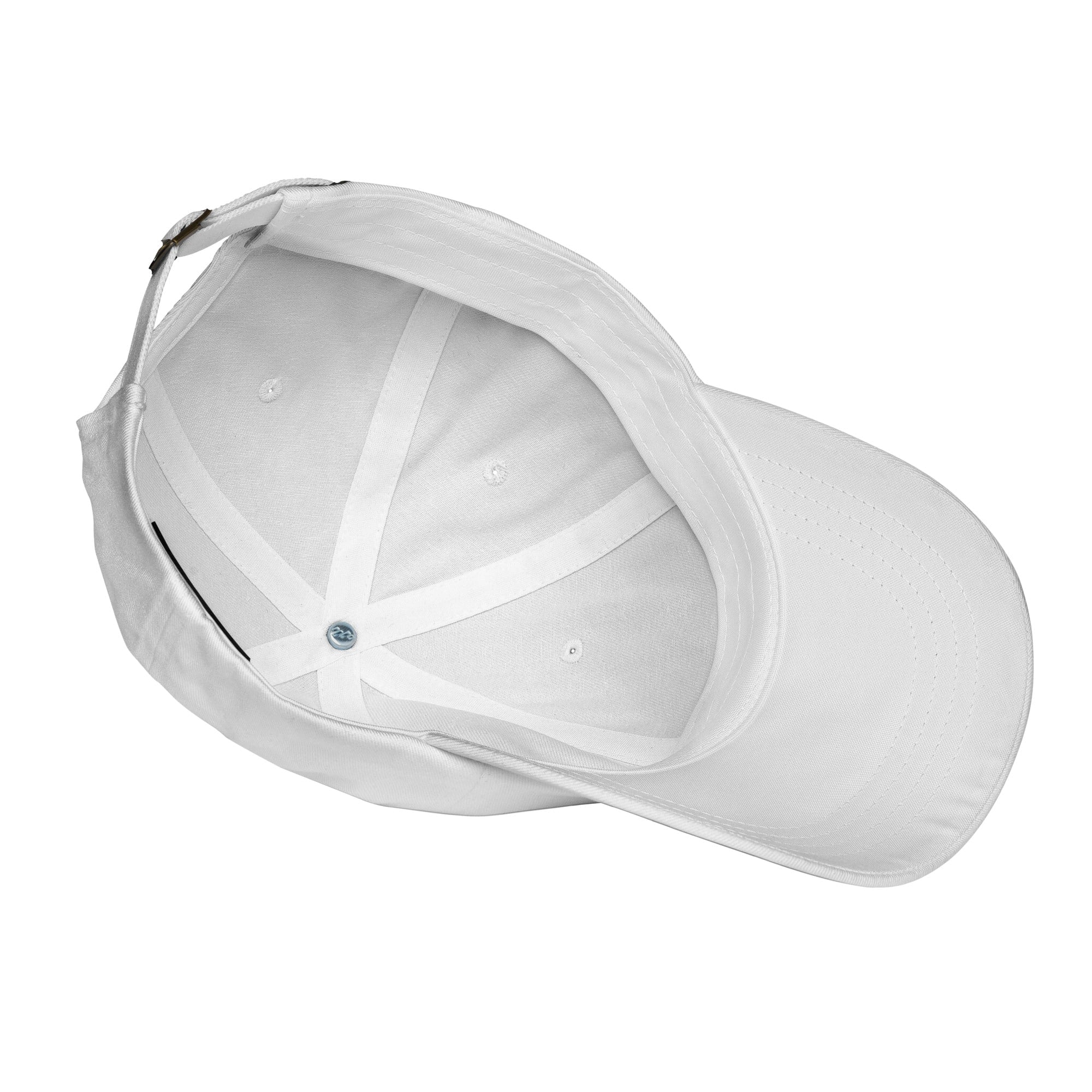 Curved Nash White Dad Hat